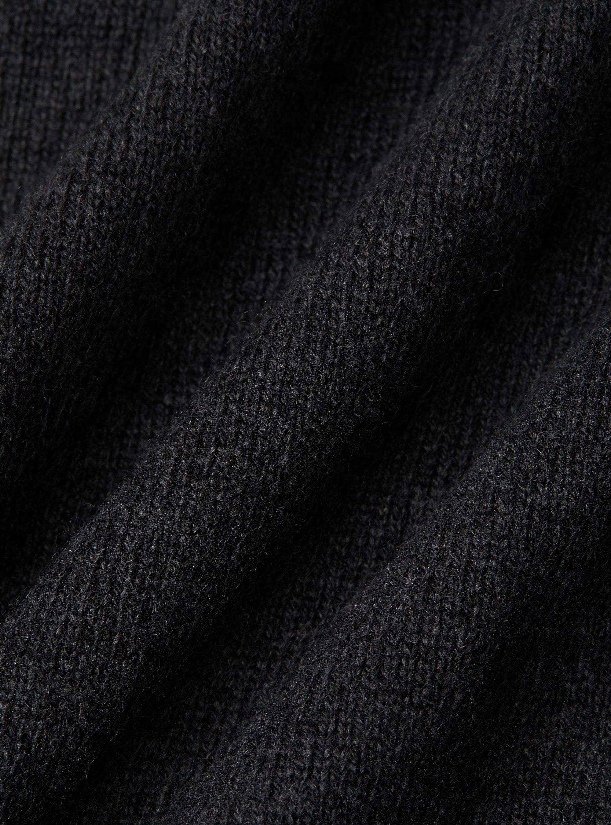 Gilet in maglia in lambswool e cashmere, ASFALTO