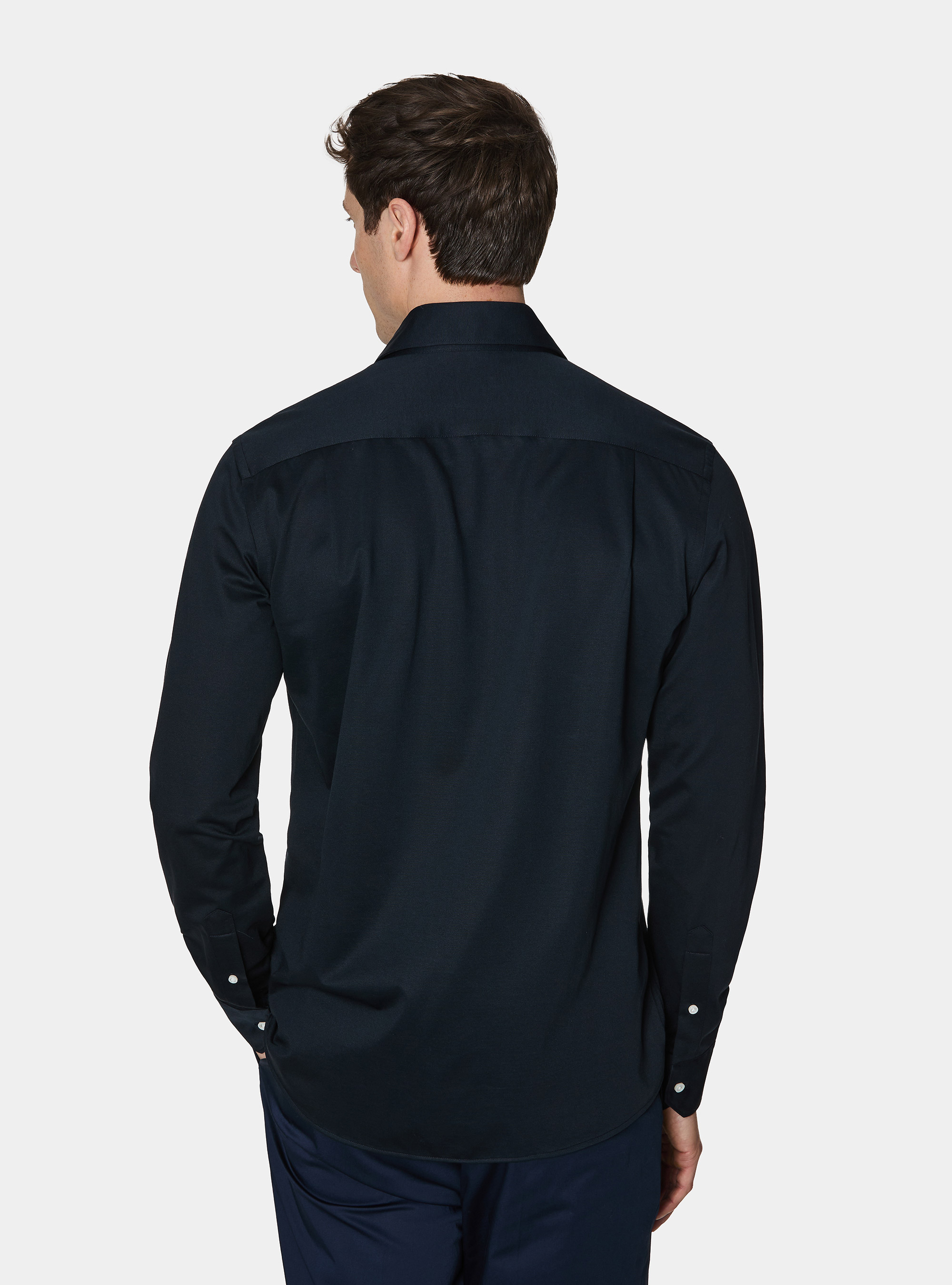 Camicia GT01 in jersey di misto cotone, BLU NAVY