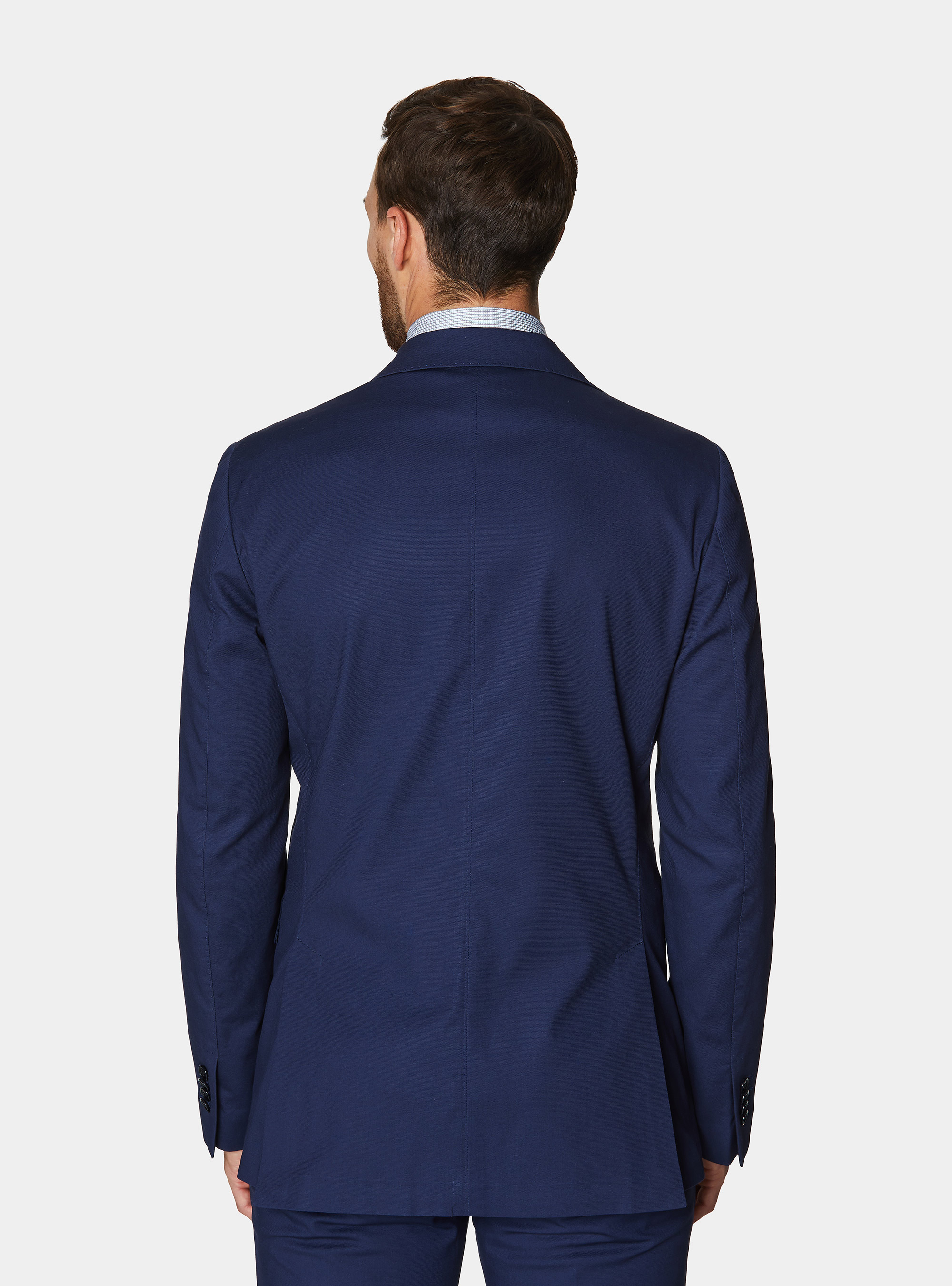 Giacca abito in cotone, BLU