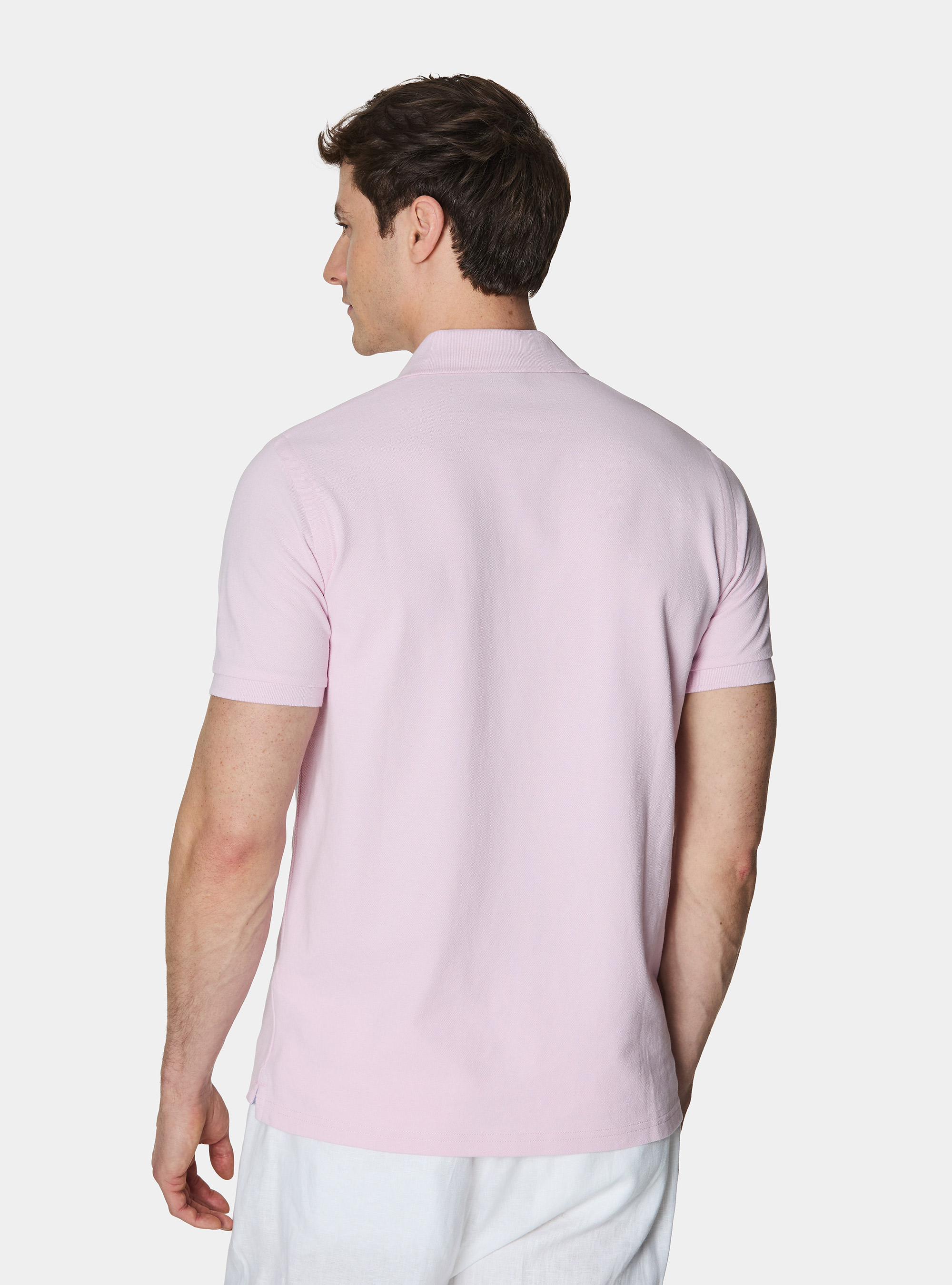 Polo classica in piquet, ROSA CHIARO 0466C