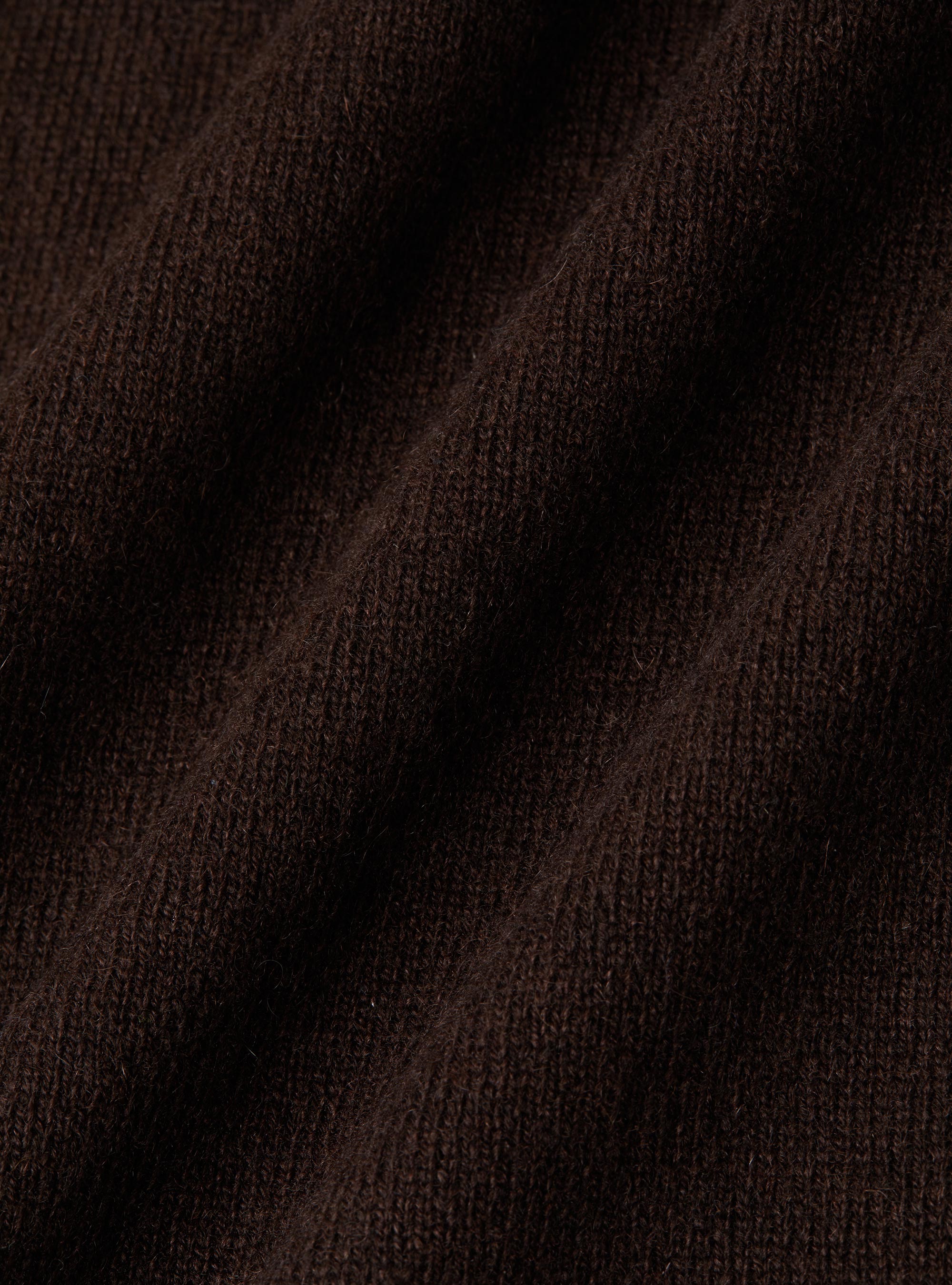 Gilet in puro cashmere con bottoni, MARRONE