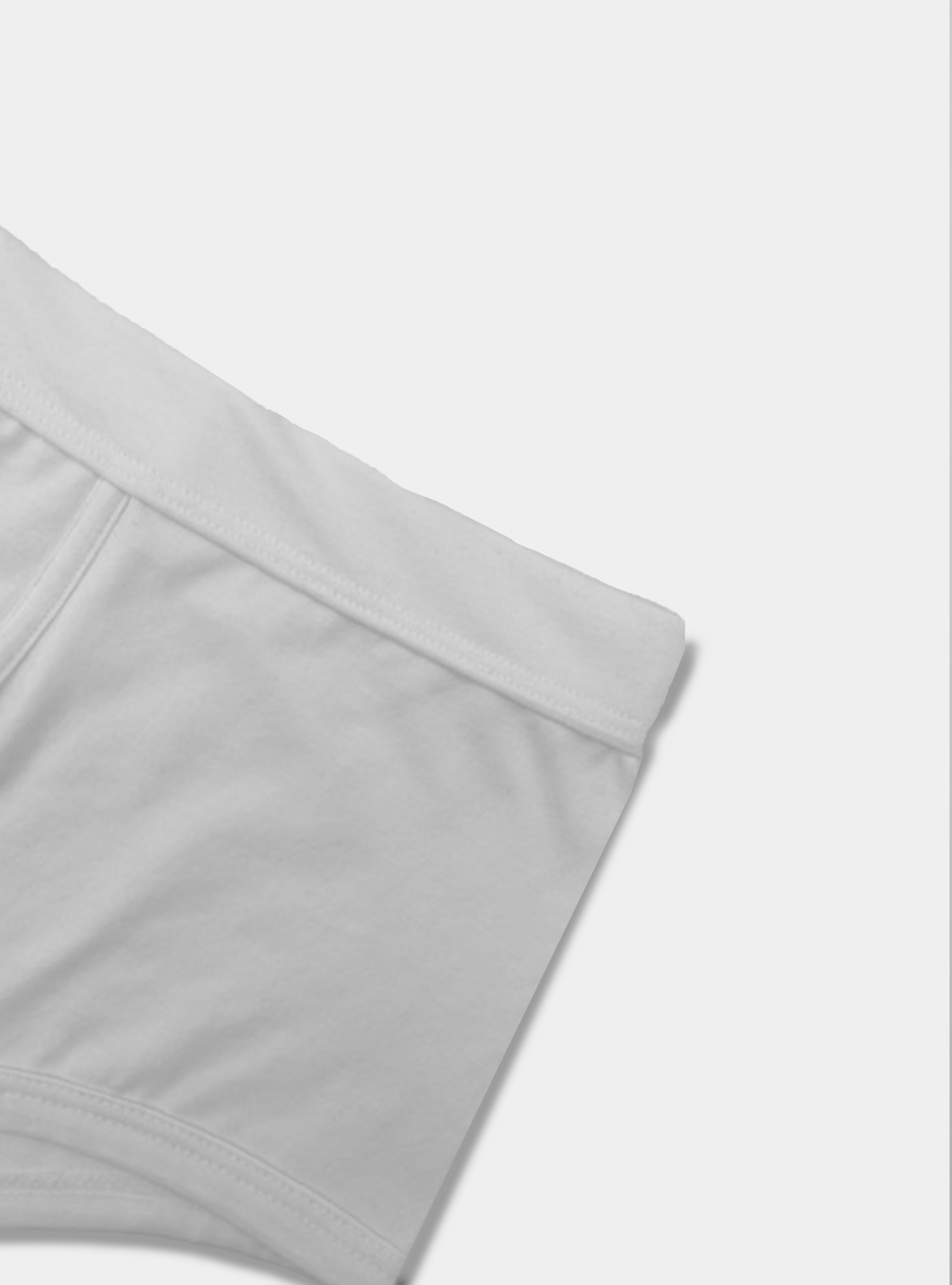 Boxer in cotone supima, BIANCO