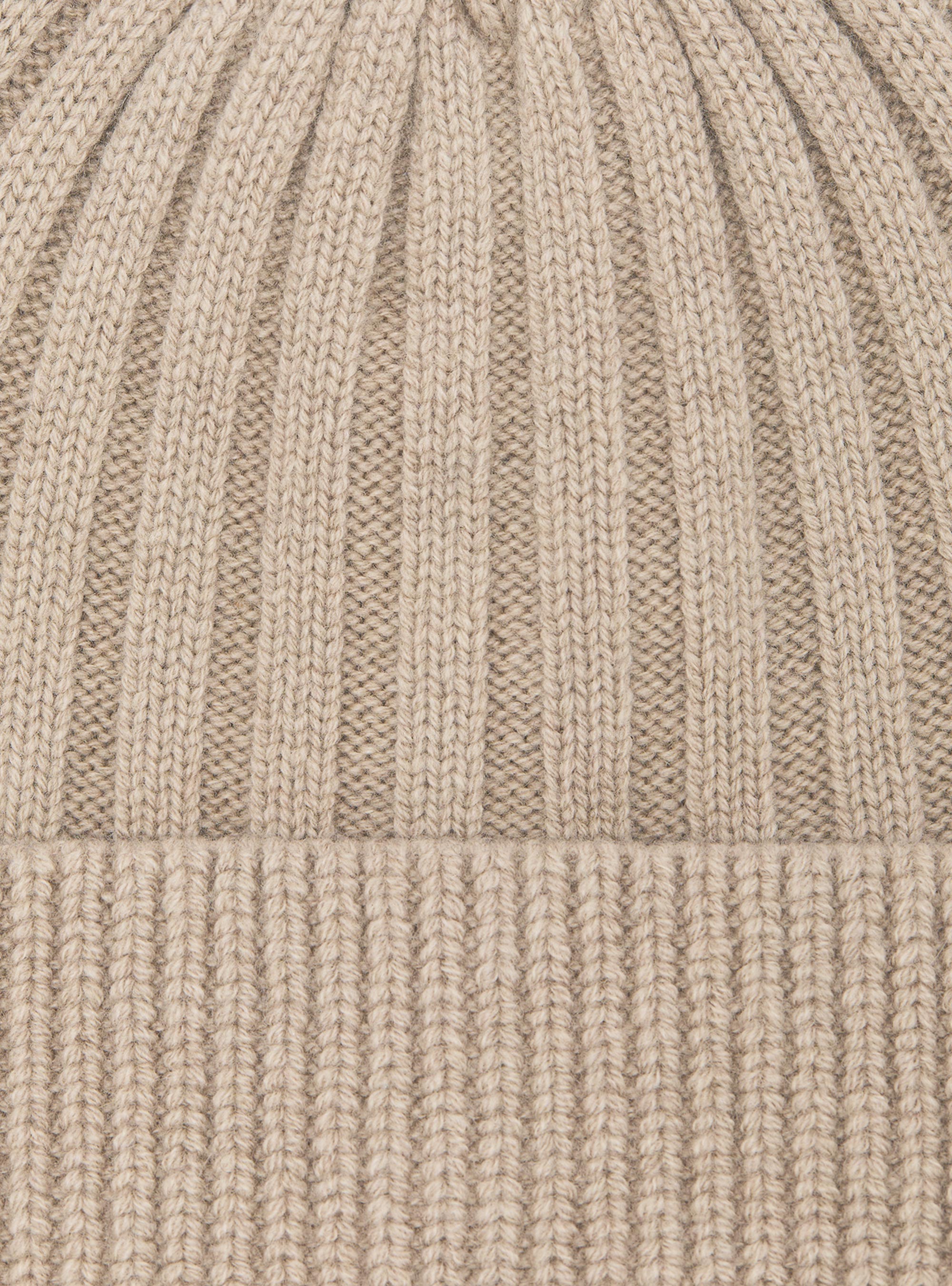 Cappello costa inglese in misto cashmere, ECRU