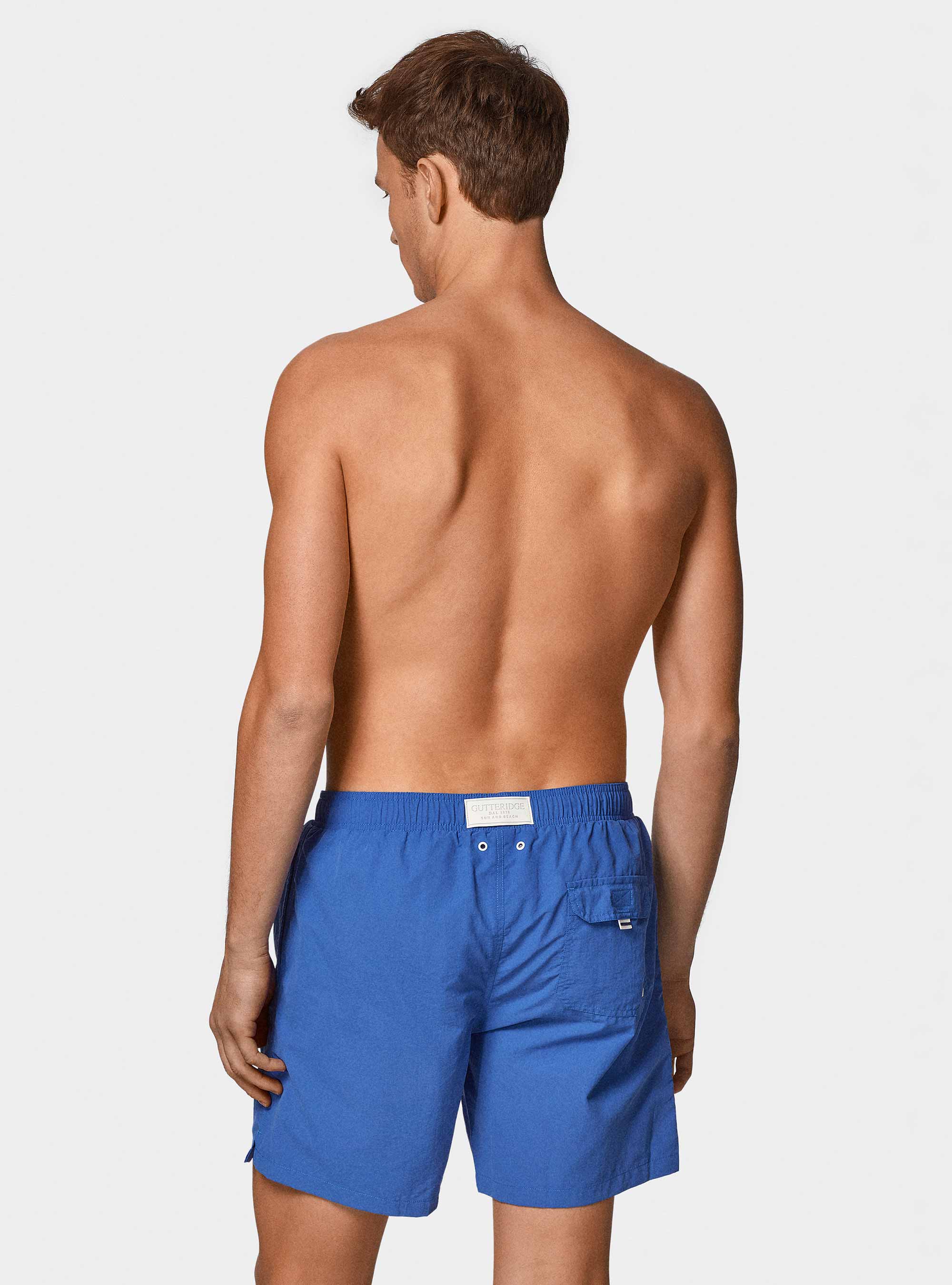 Costume da bagno tinta unita, BLU ROYAL