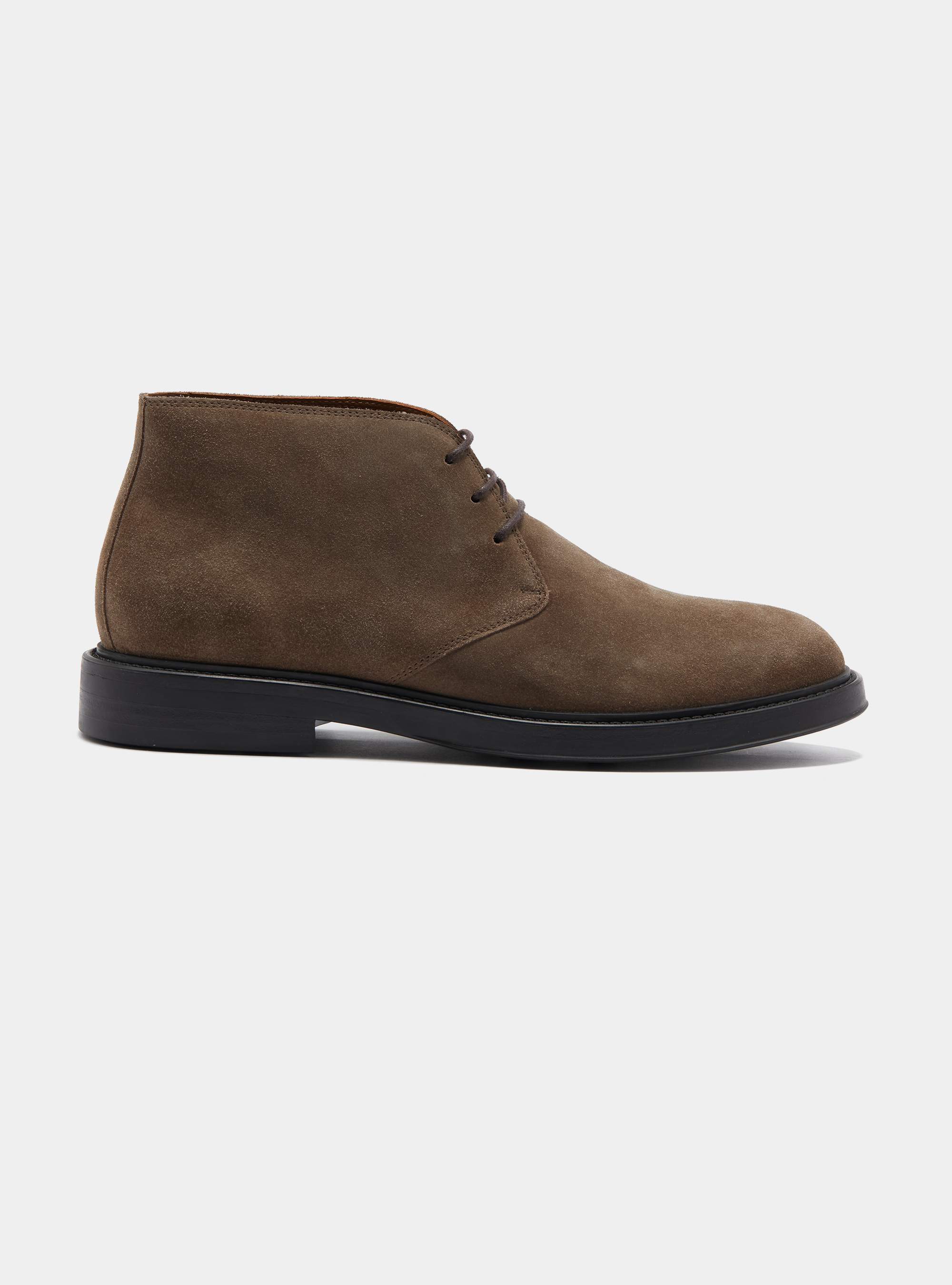 Polacchini in suede, FANGO