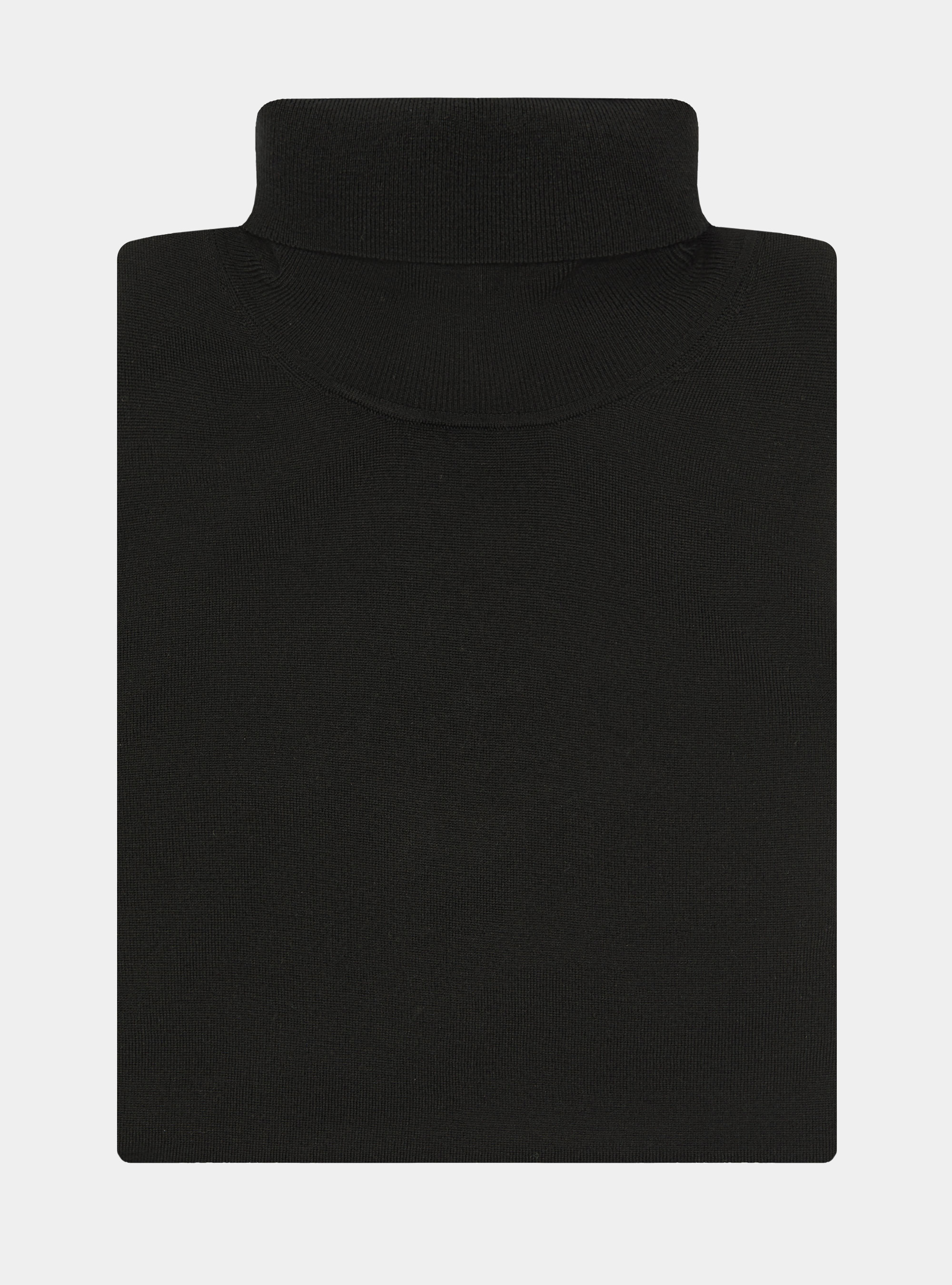 Dolcevita in pura lana merino extrafine, NERO