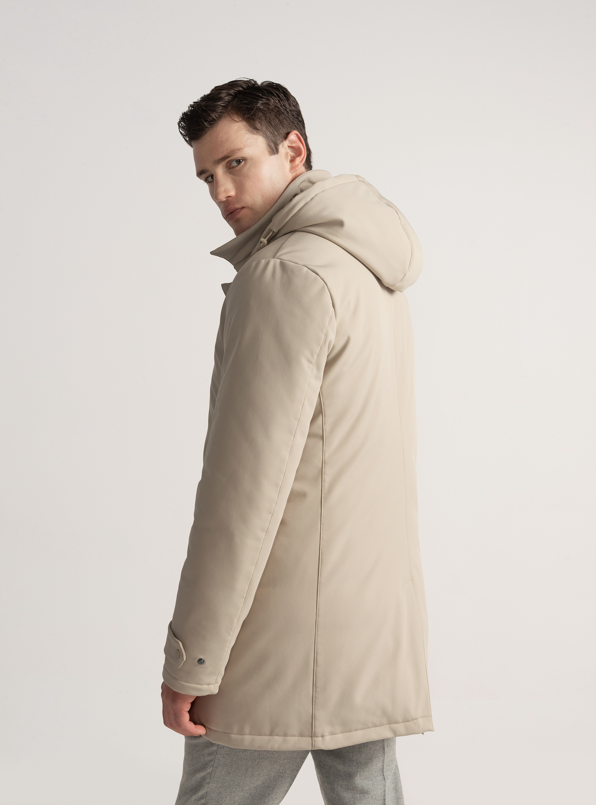 Parka tecnico con imbottitura 3M thinsulate, SABBIA