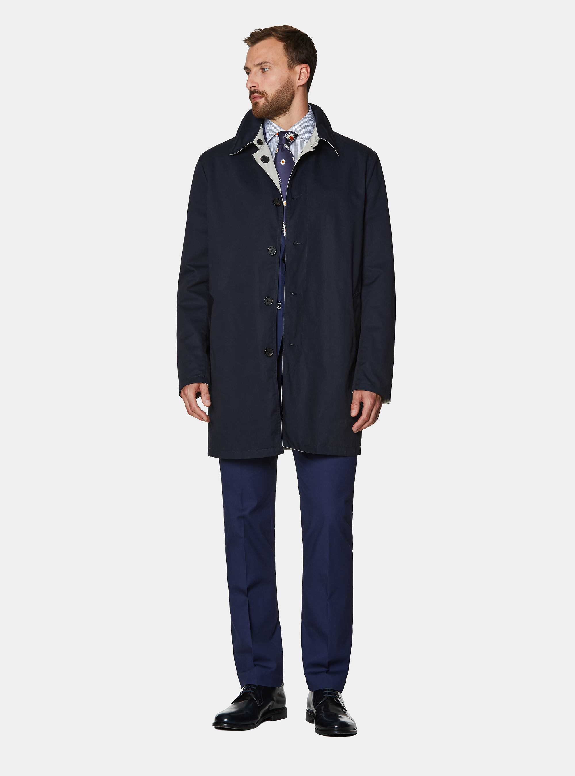 Impermeabile reversibile, BLU NAVY