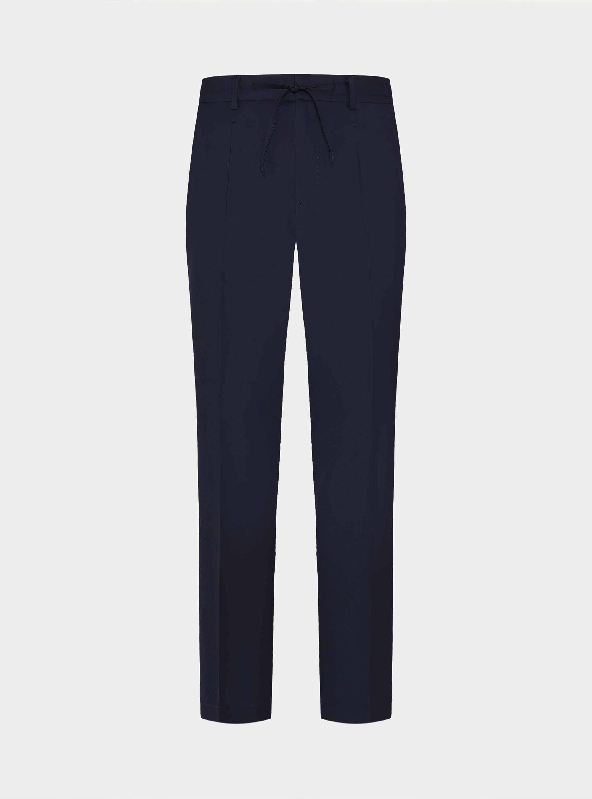 Pantaloni con coulisse in lana Vitale Barberis Canonico, BLU NAVY