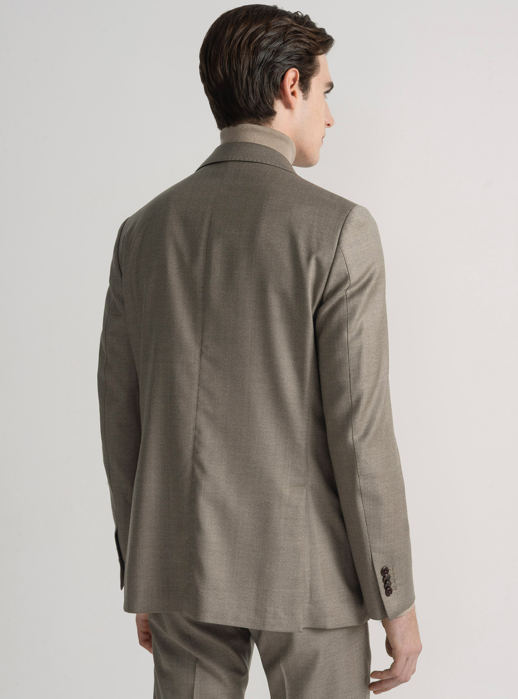 Giacca per abito in pura lana Vitale Barberis Canonico, SABBIA
