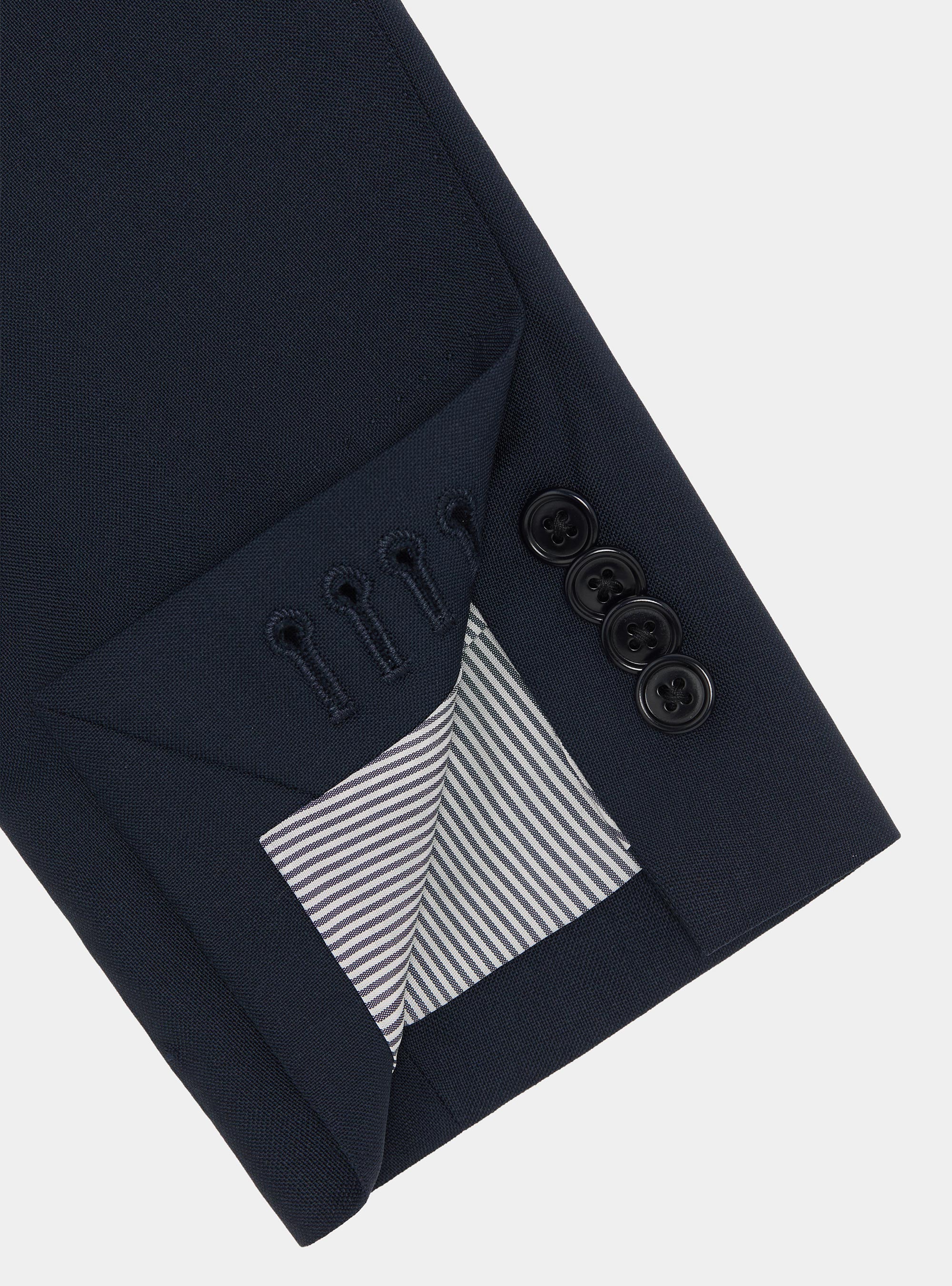 Giacca doppiopetto in pura lana Vitale Barberis Canonico, NAVY