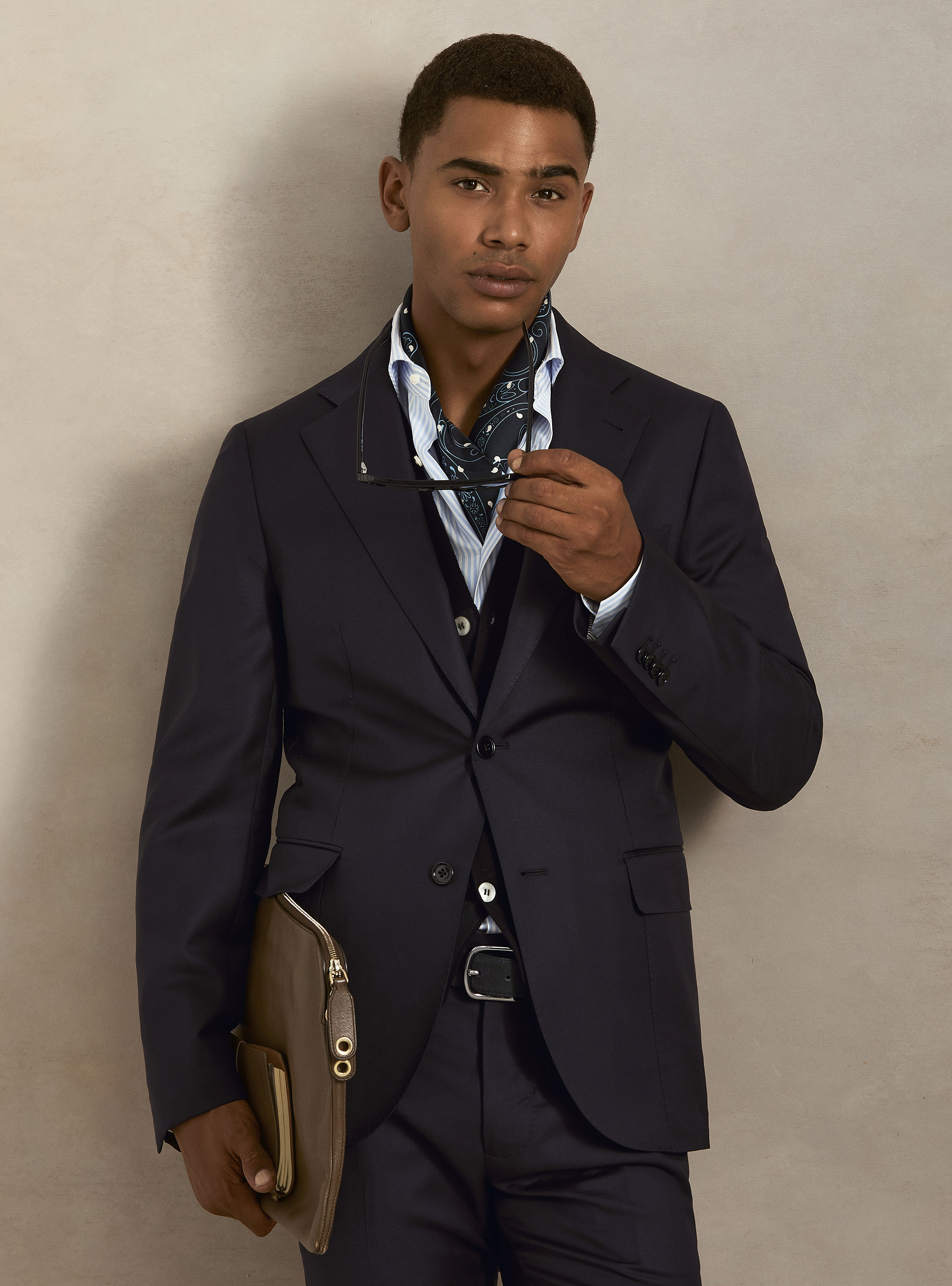 Giacca per abito in pura lana Vitale Barberis Canonico, BLU NAVY