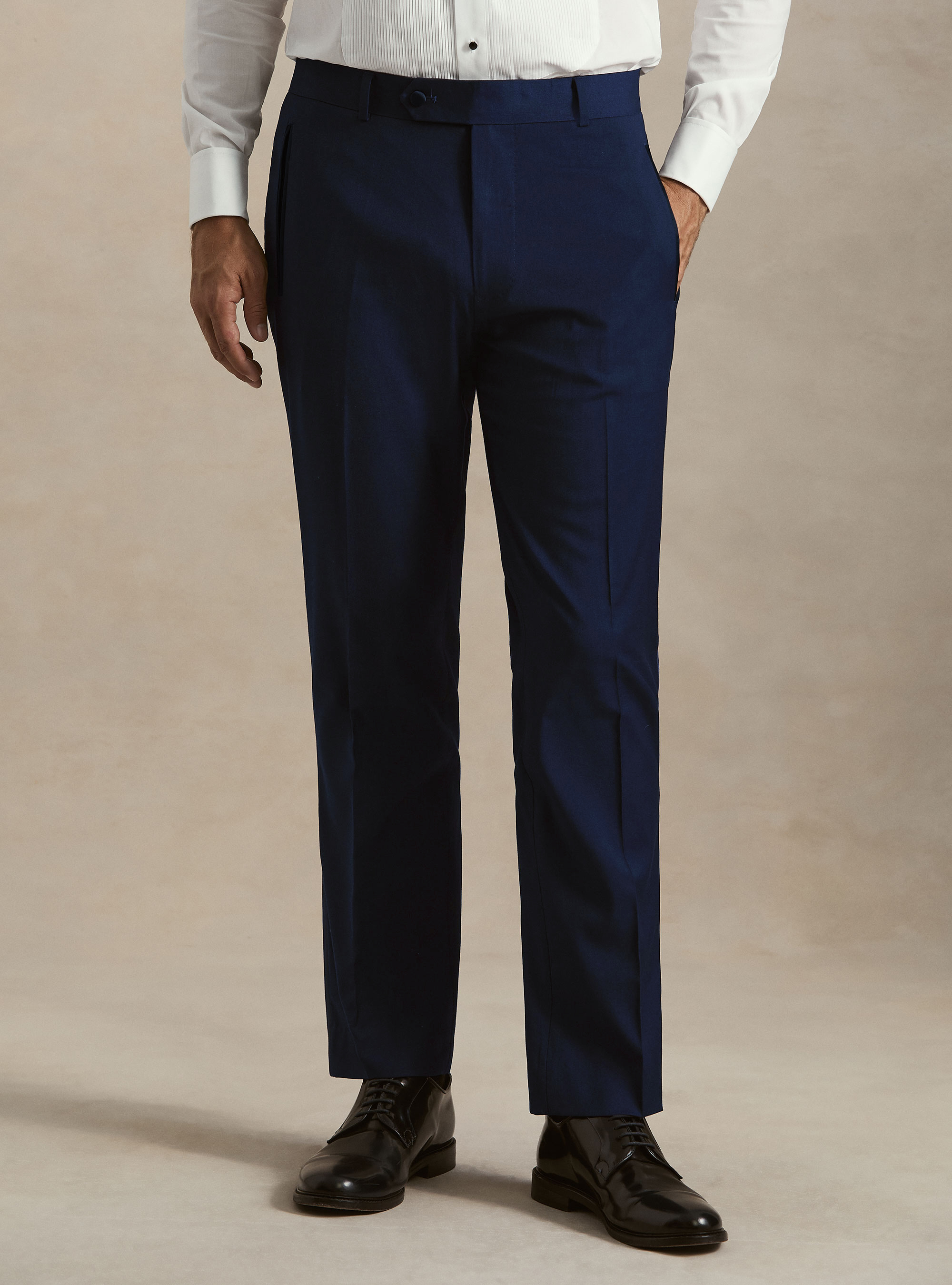 Pantaloni per abito smoking blu basalto, BASALTO