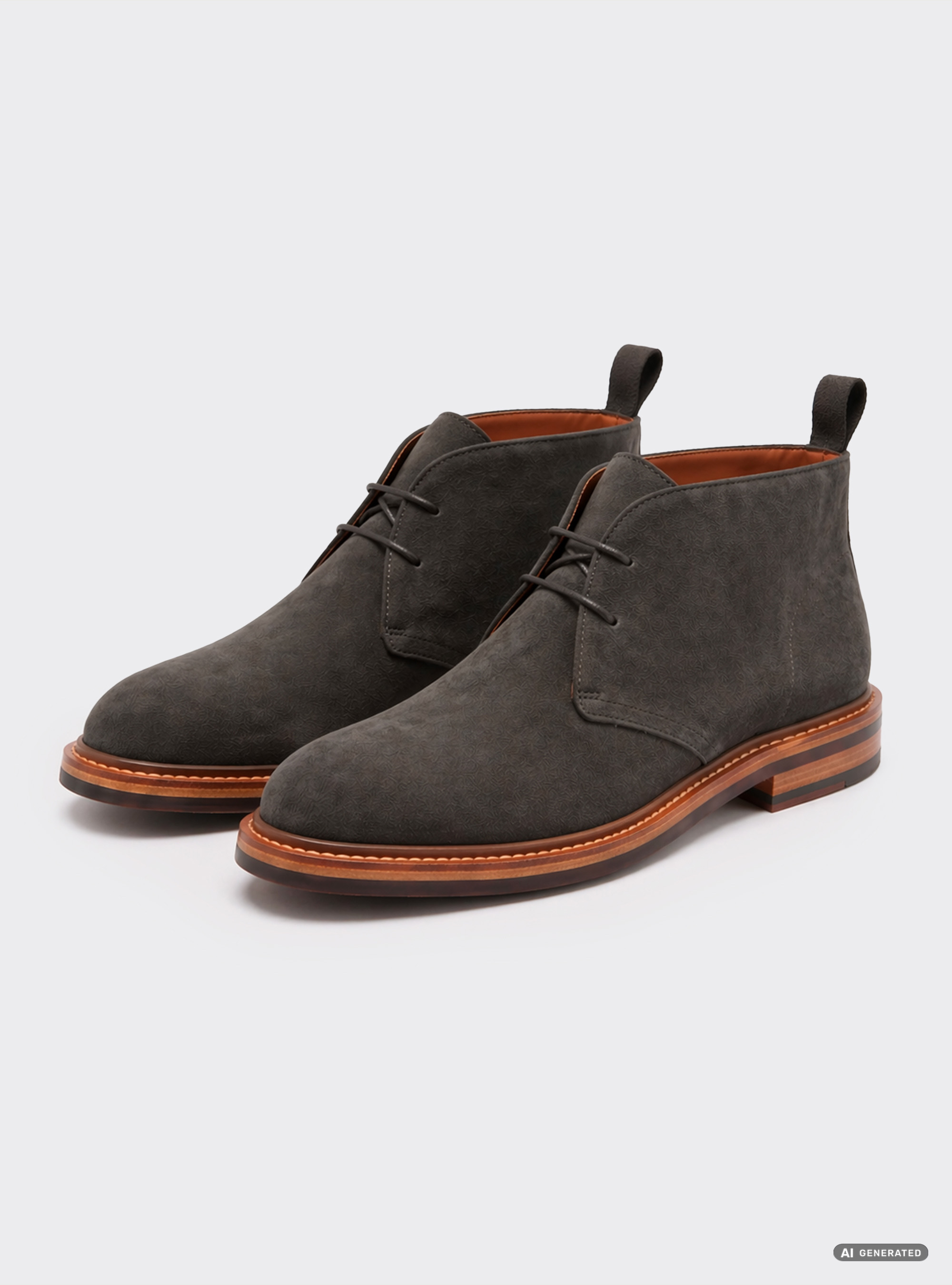 Polacchini in suede, ASFALTO