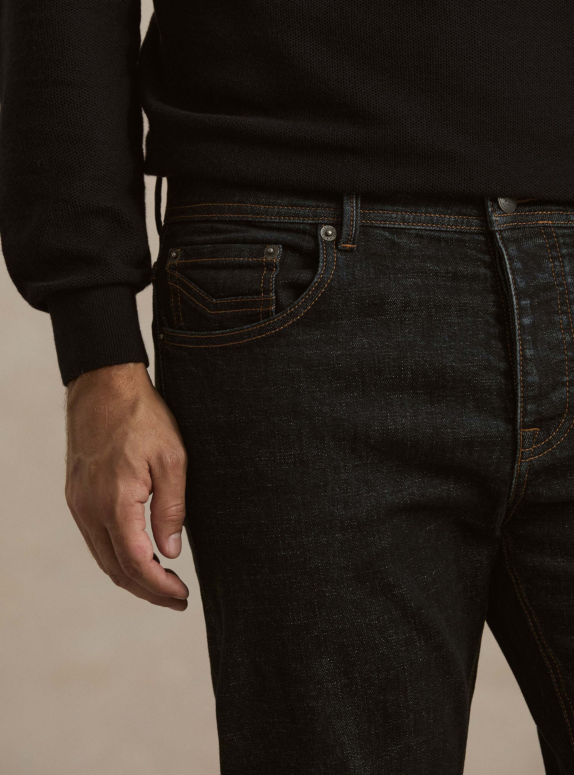 Denim rince wash, BLU NAVY
