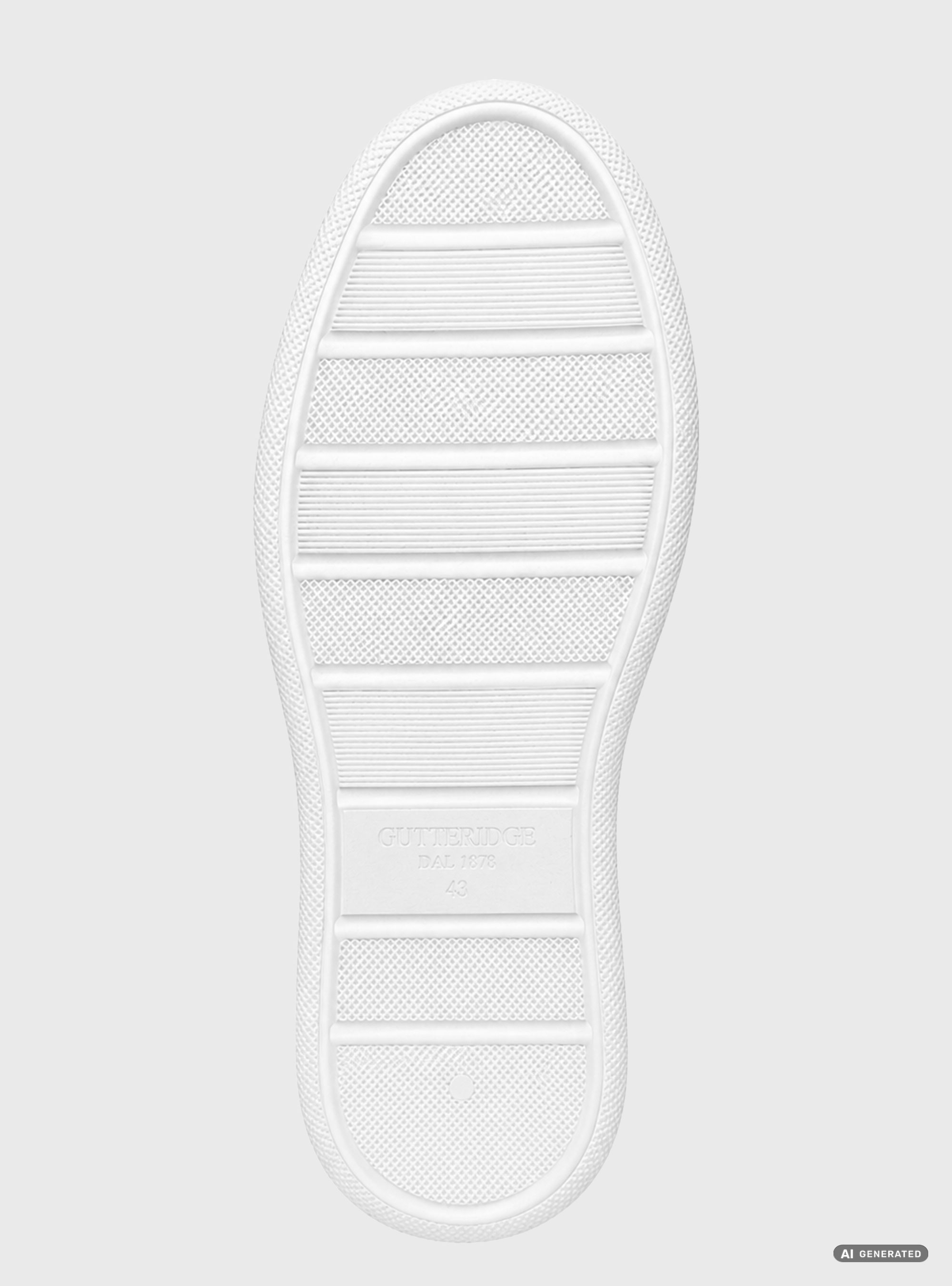 Sneakers in pelle martellata, BIANCO