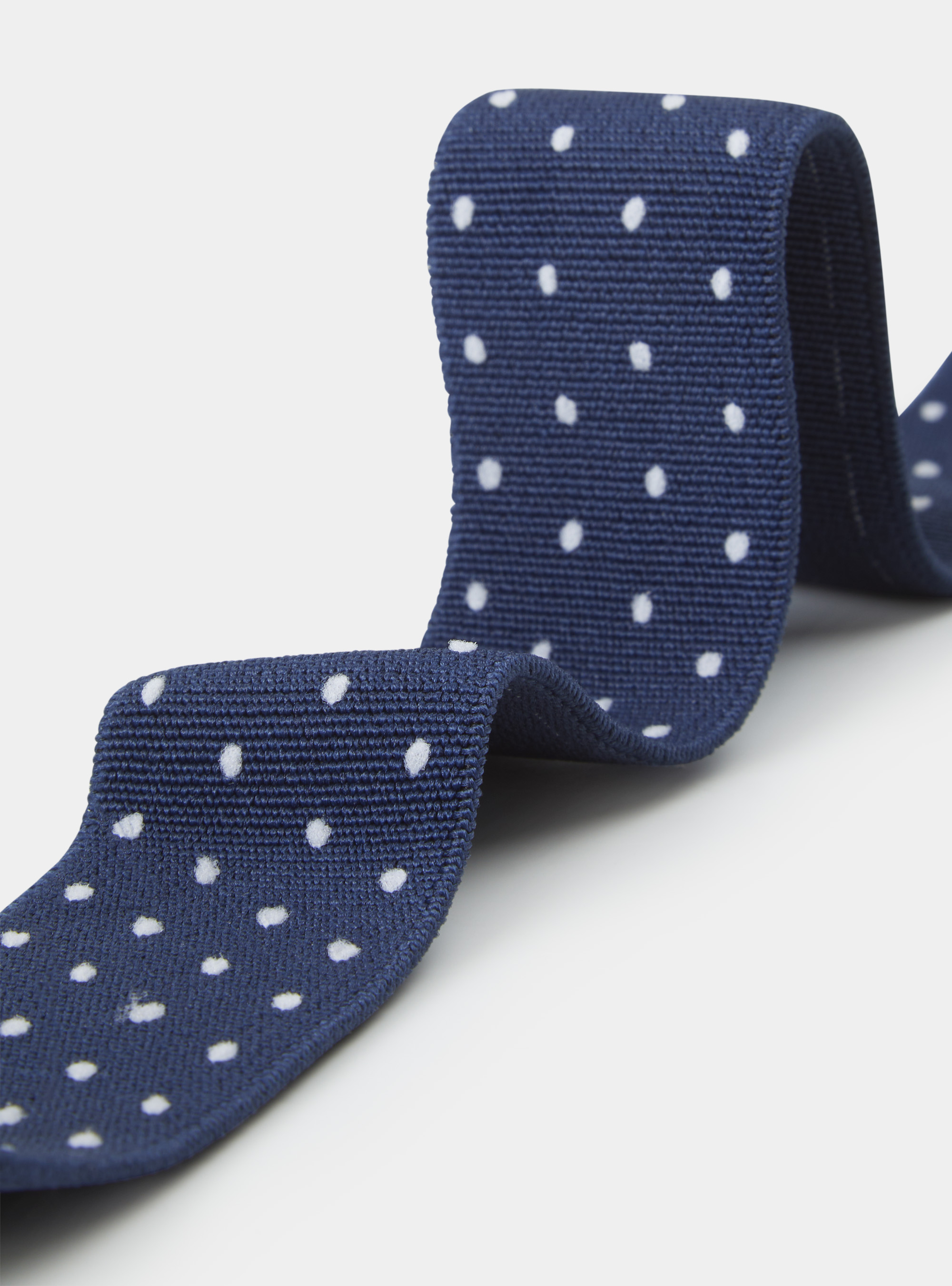 Bretelle fantasia micro pois, BLU NAVY