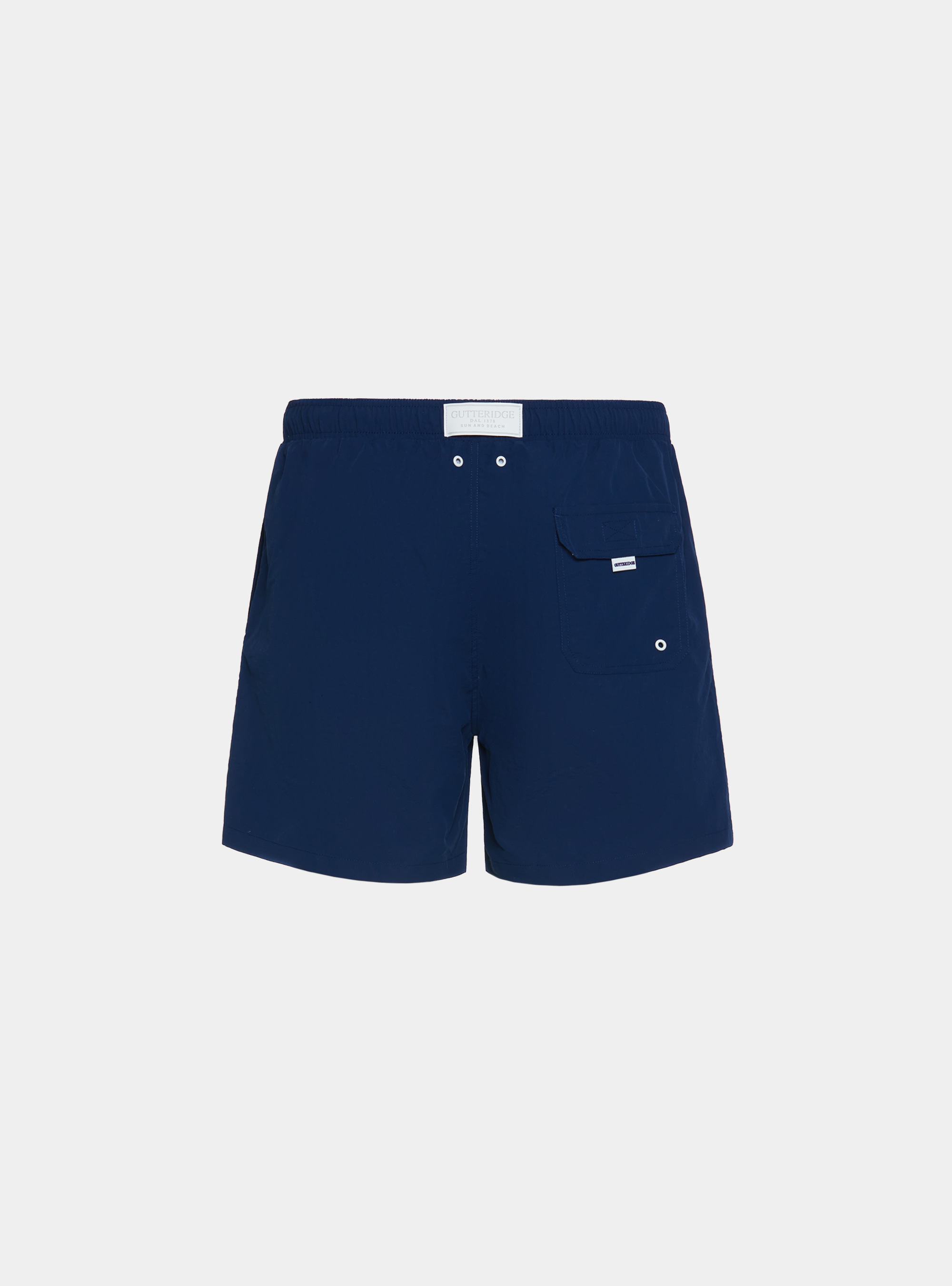 Costume da bagno tinta unita, BLU