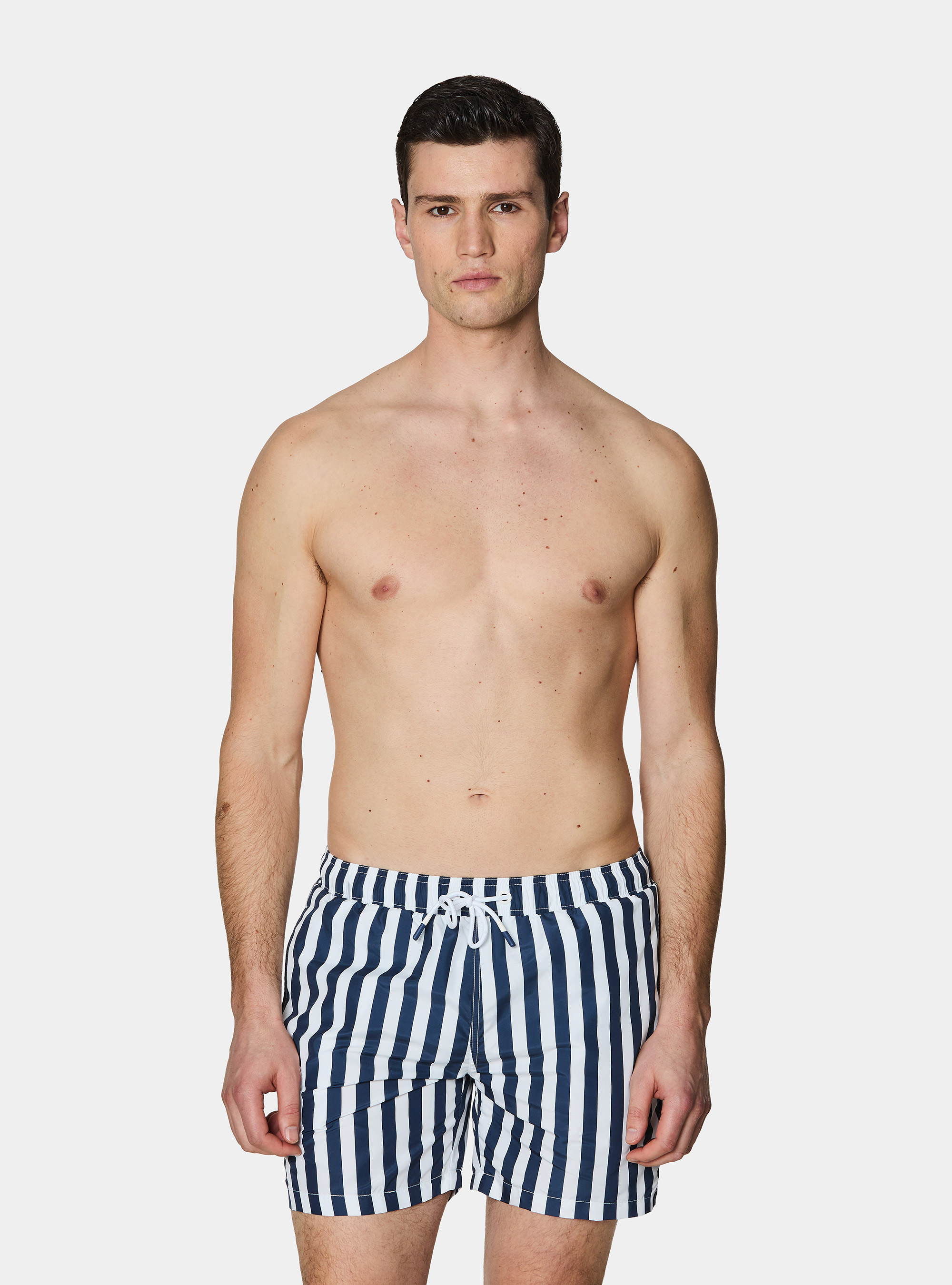 Costume da bagno riga larga, BLU NAVY