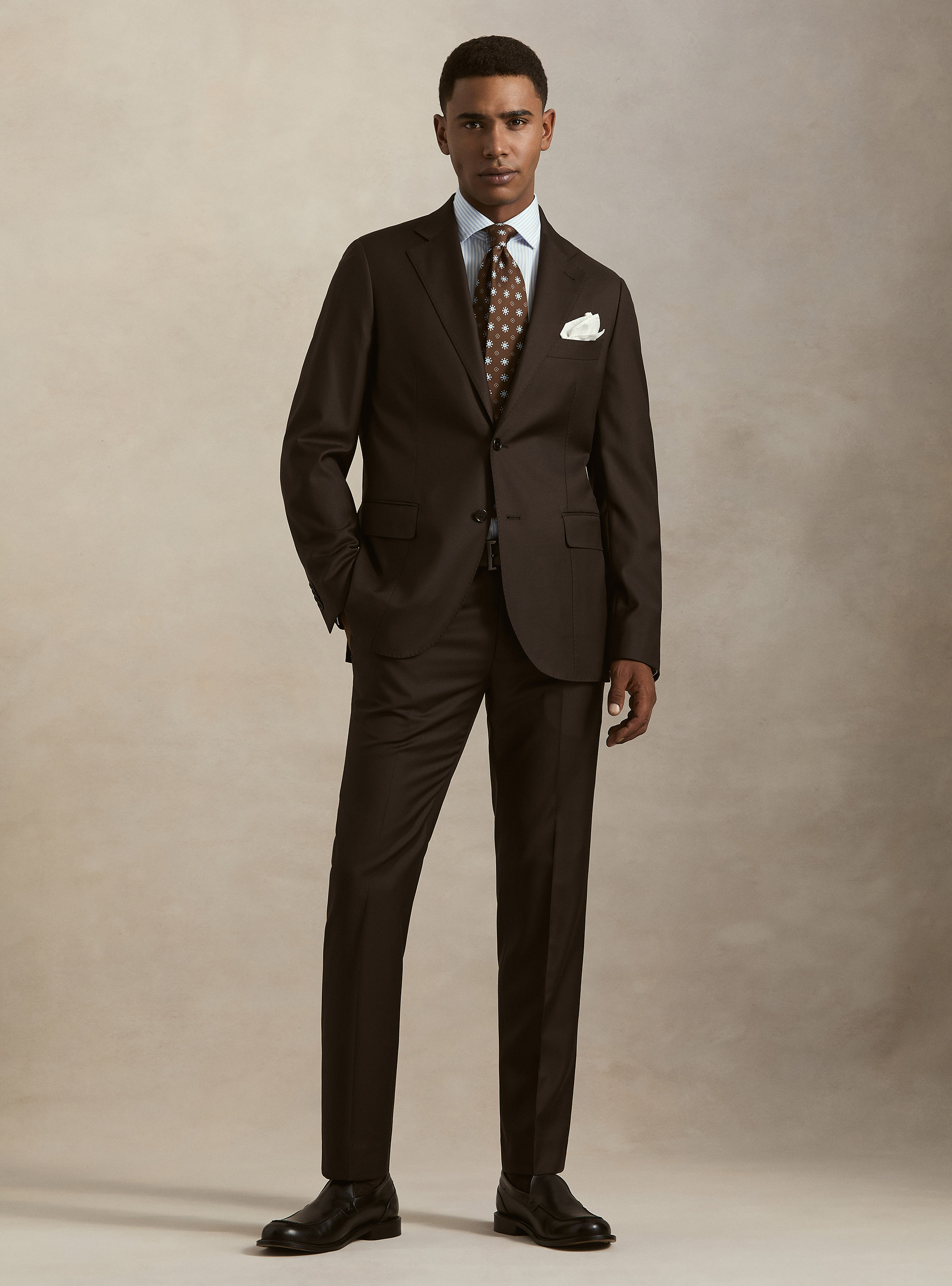 Style suggestions - Brown suit, 