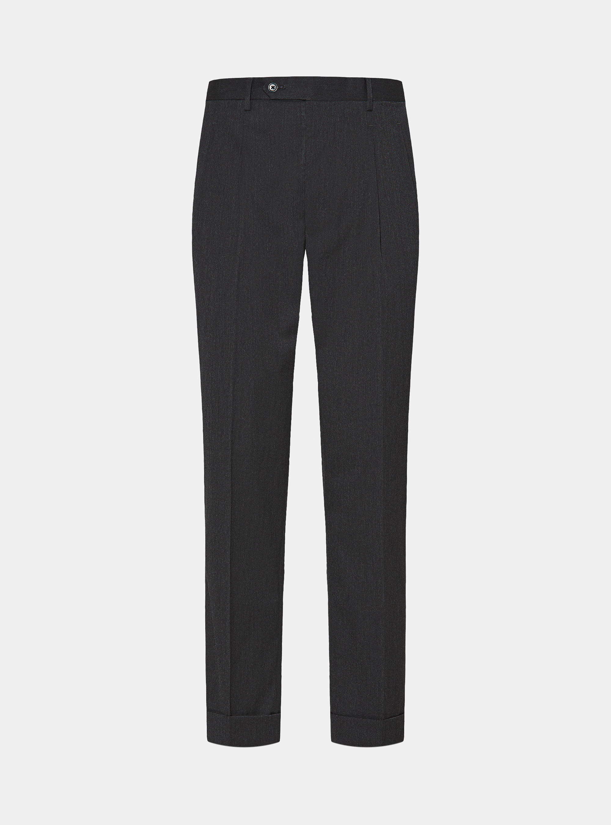 Pantaloni classici con pince, ASFALTO