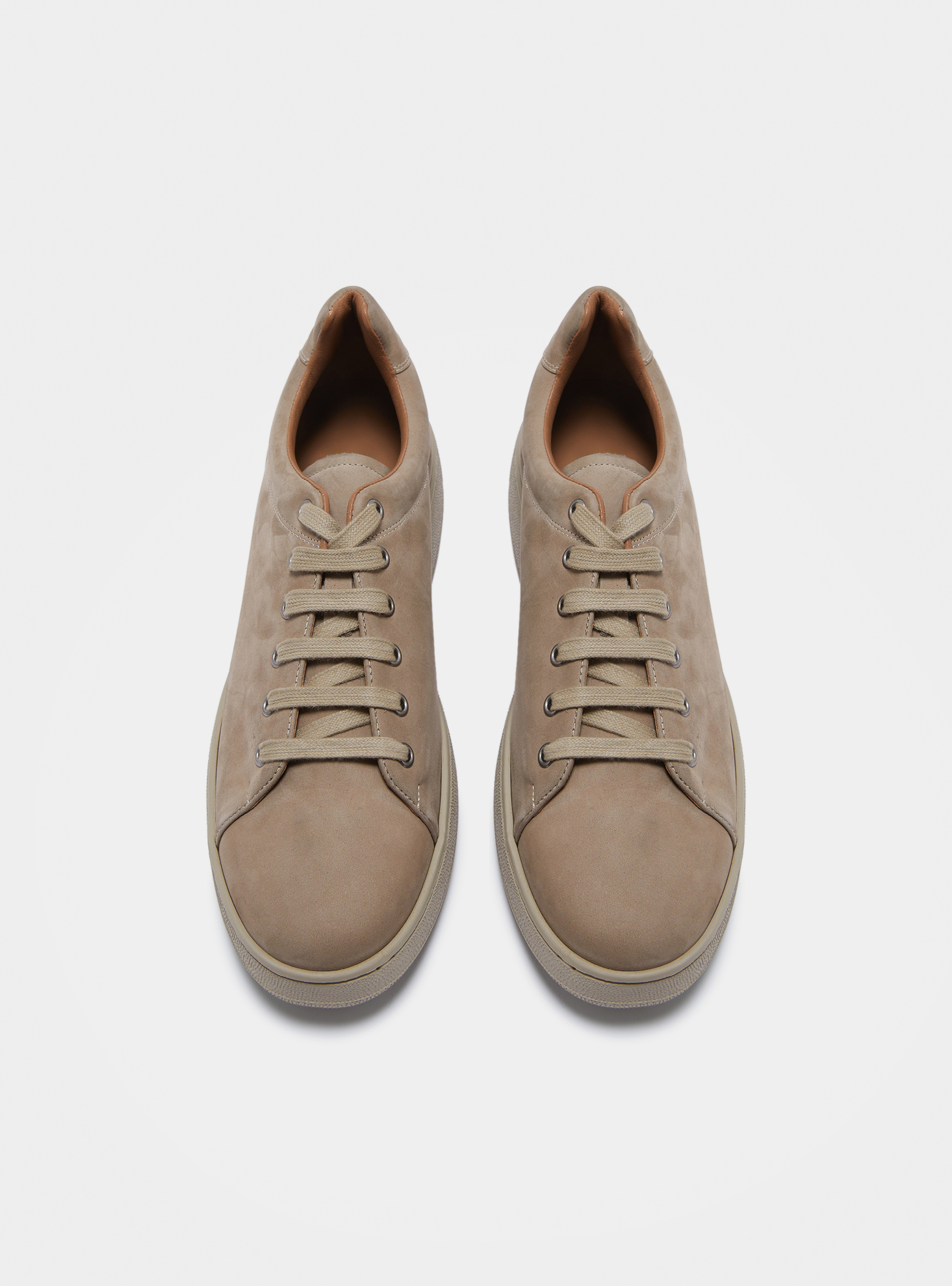 Sneakers in nabuk, ECRU