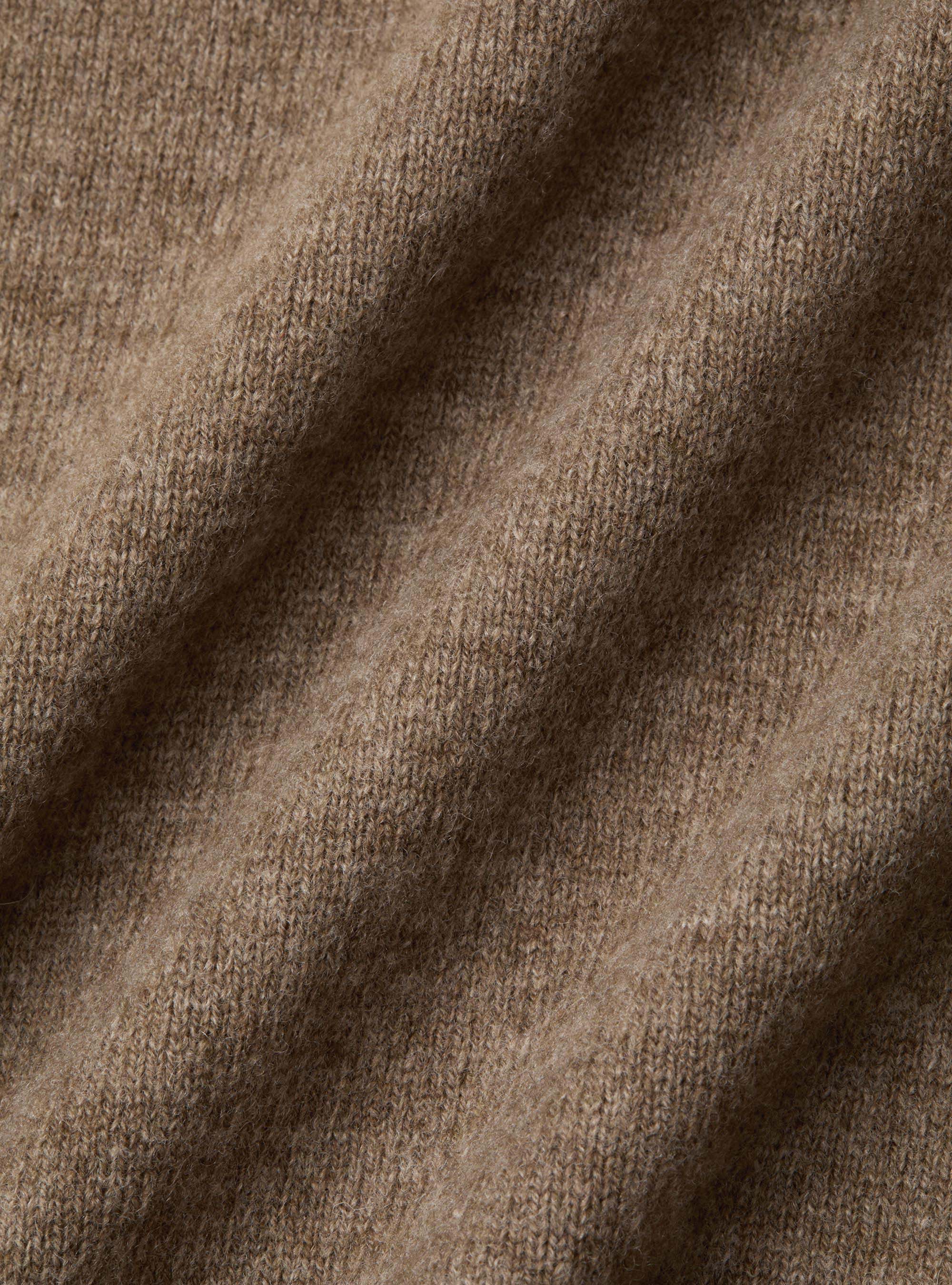 Cardigan con zip in lana lambswool e cashmere, FANGO