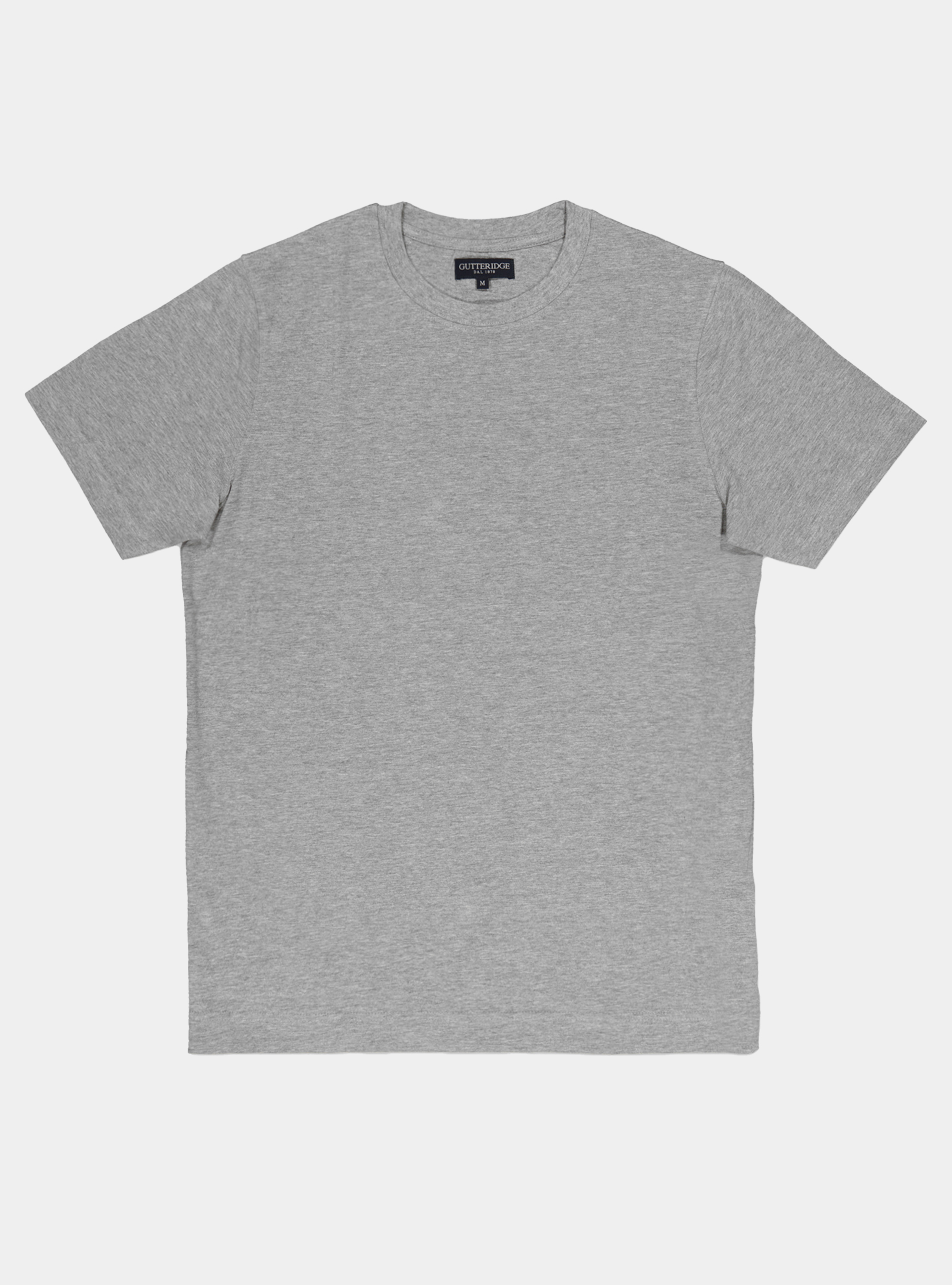 Tshirt in jersey di cotone tinta unita, GRIGIO CHIARO