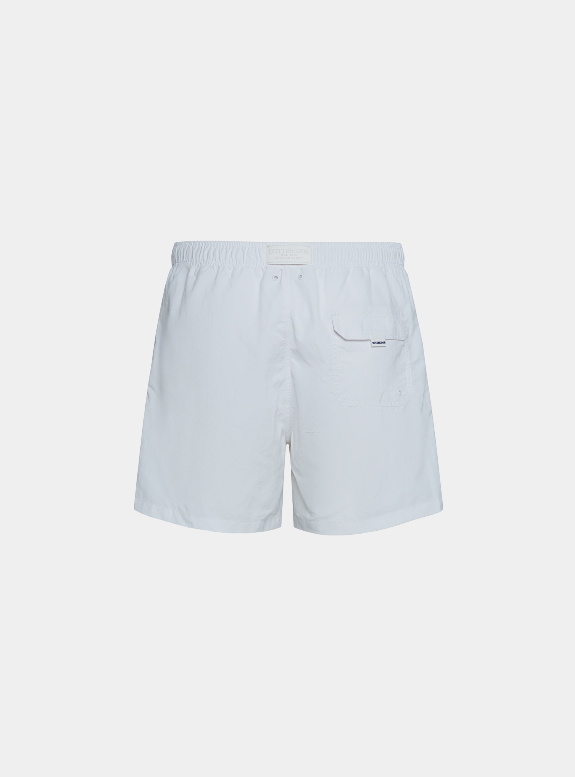 Costume da bagno tinta unita, BIANCO