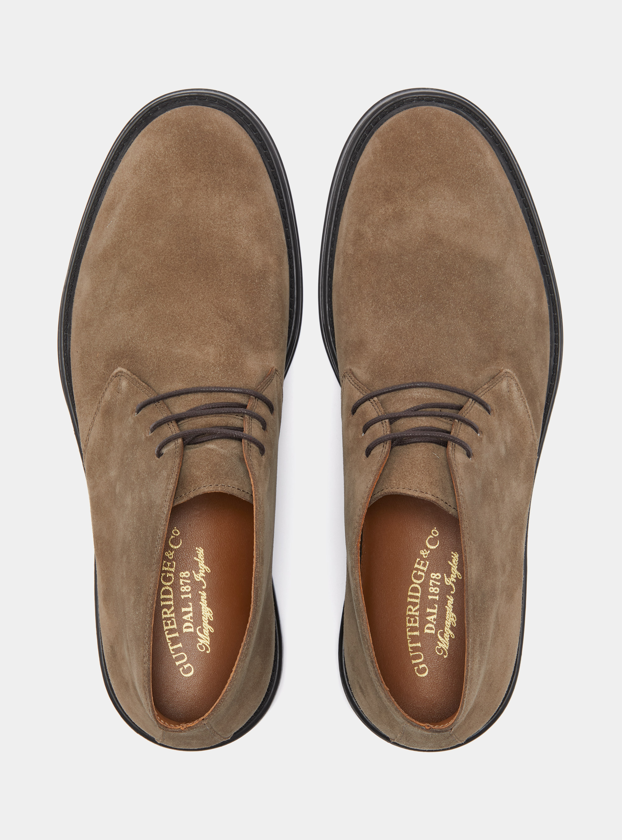 Polacchini in suede, FANGO