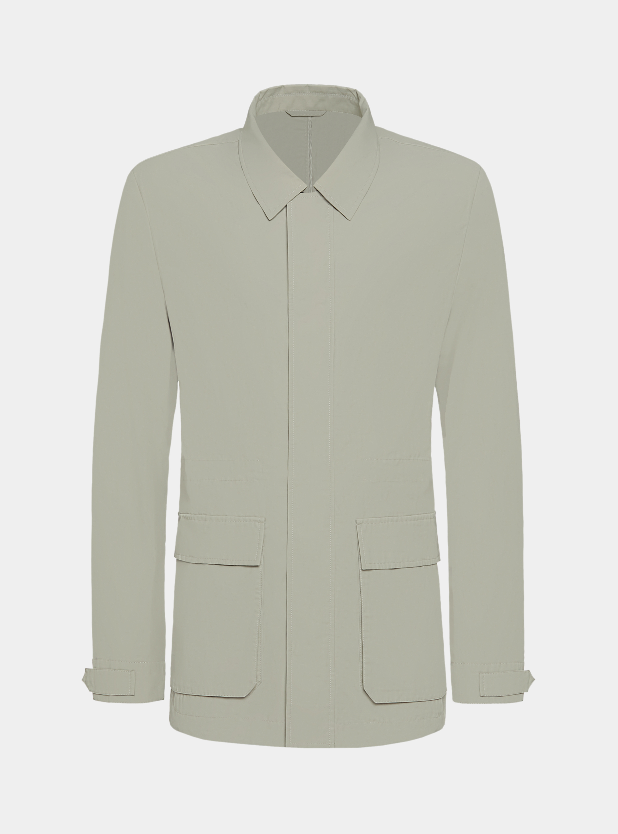 Field jacket in misto cotone nylon, SABBIA