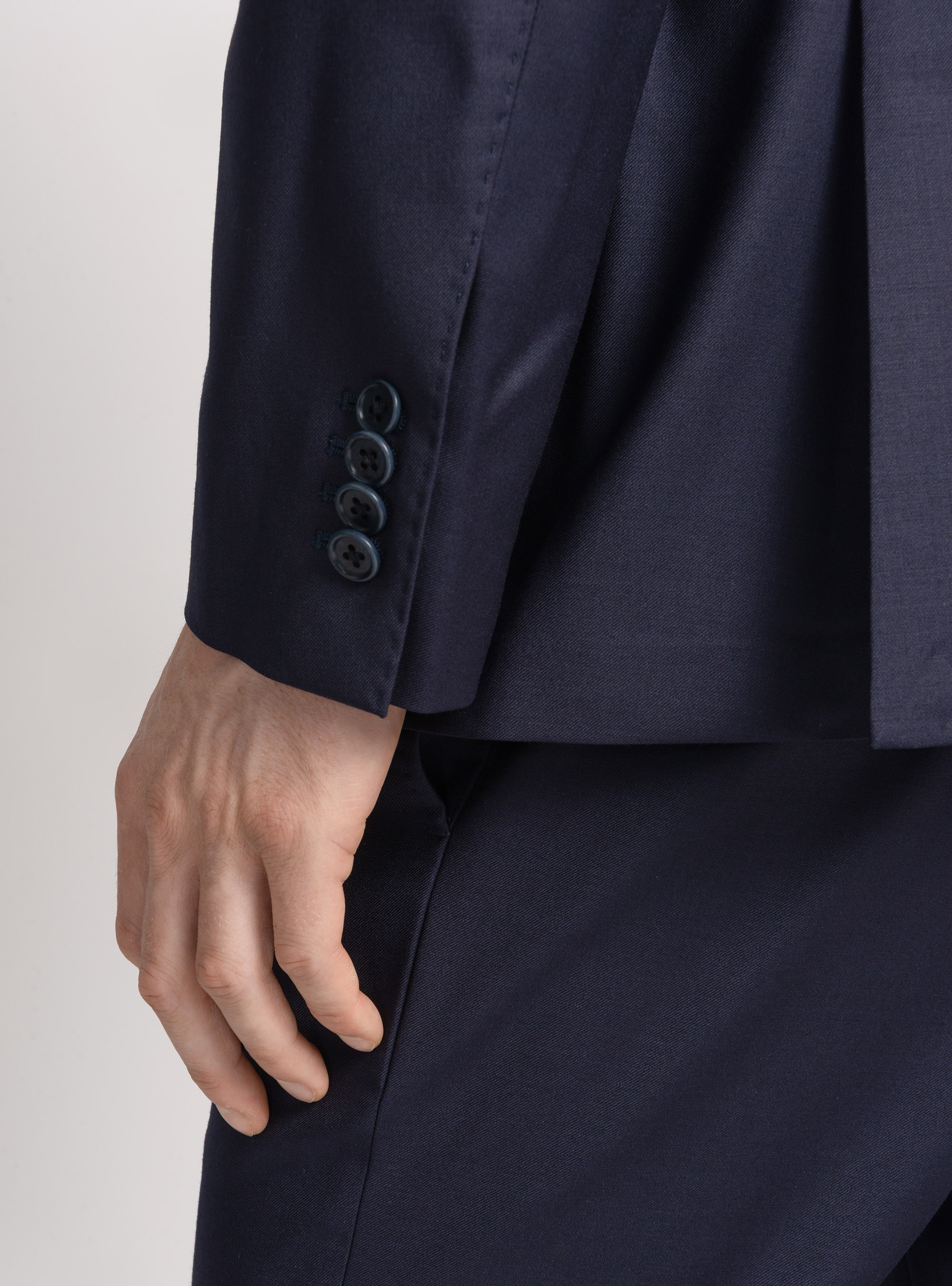 Giacca per abito in pura lana superfine 120's, BLU NAVY