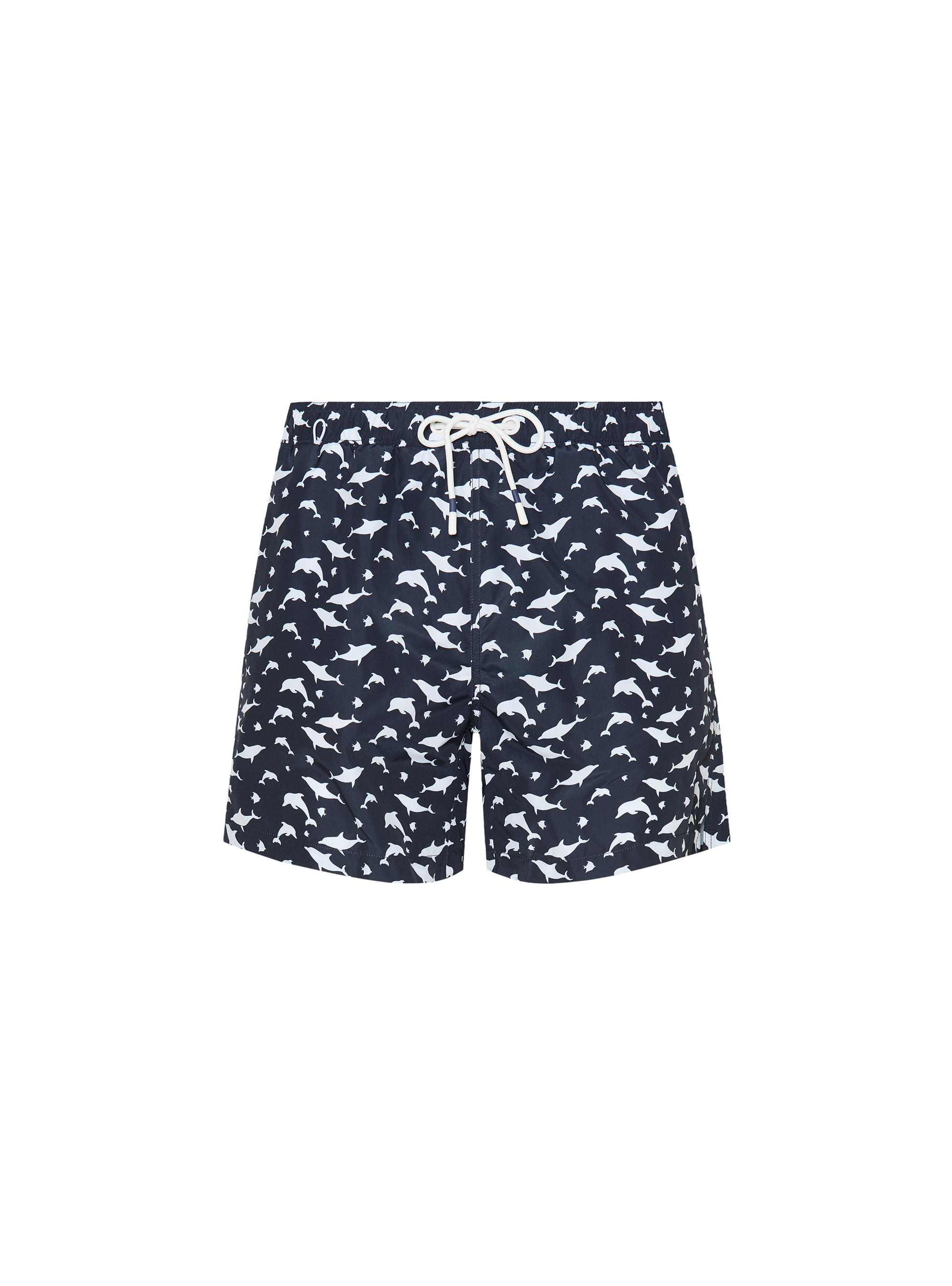 Costume da bagno stampa pesci, BLU NAVY