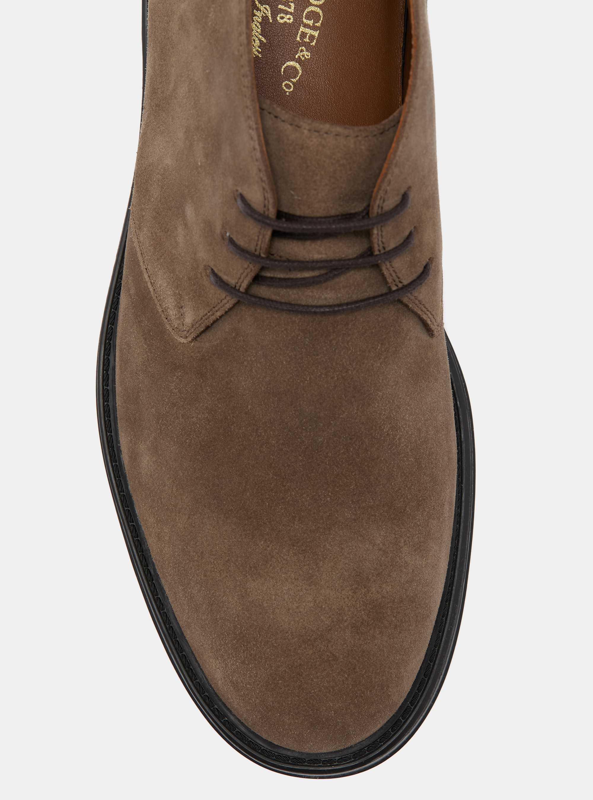 Polacchini in suede, FANGO