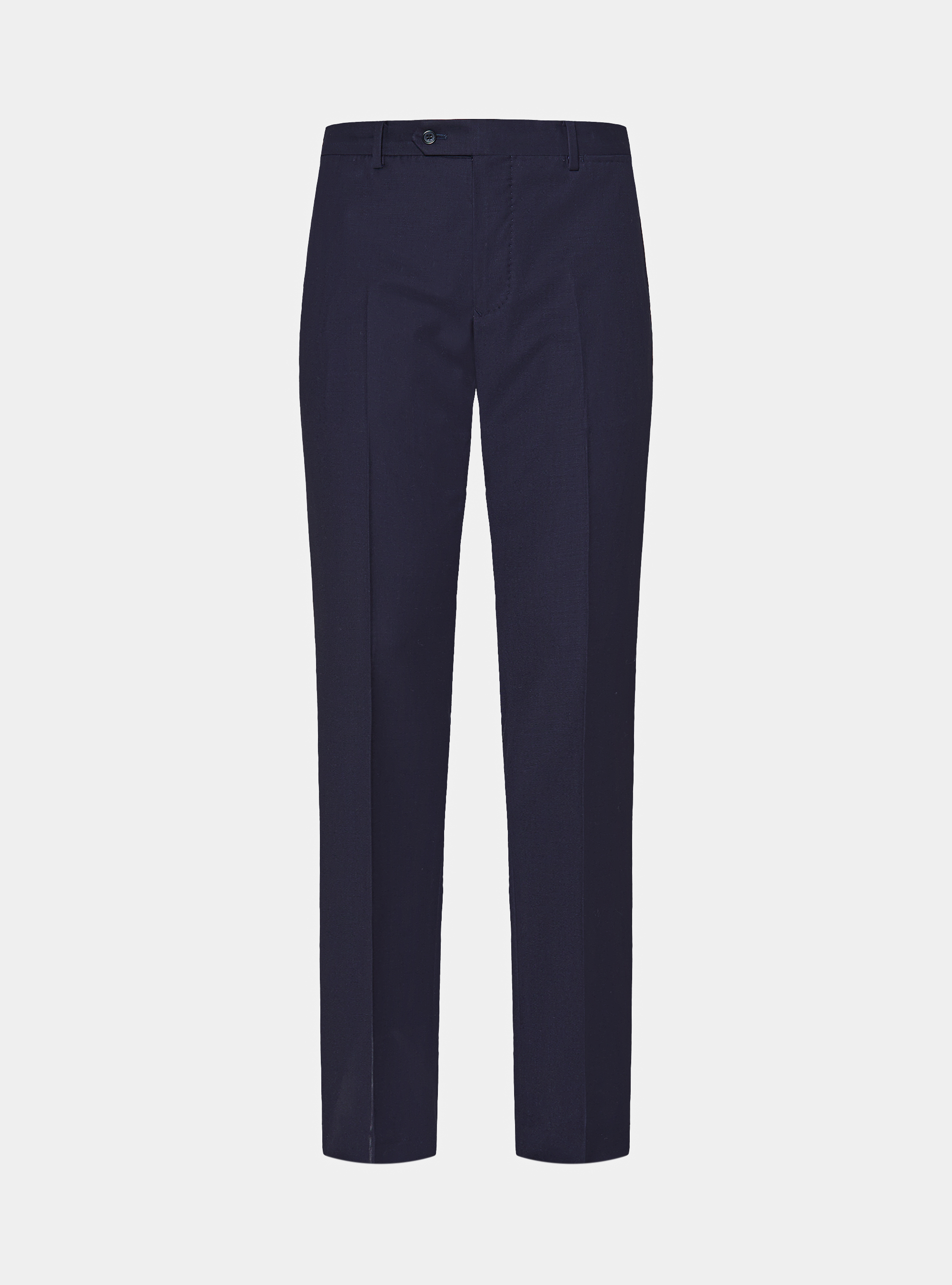 Pantaloni per abito in pura lana superfine 120's, BLU NAVY