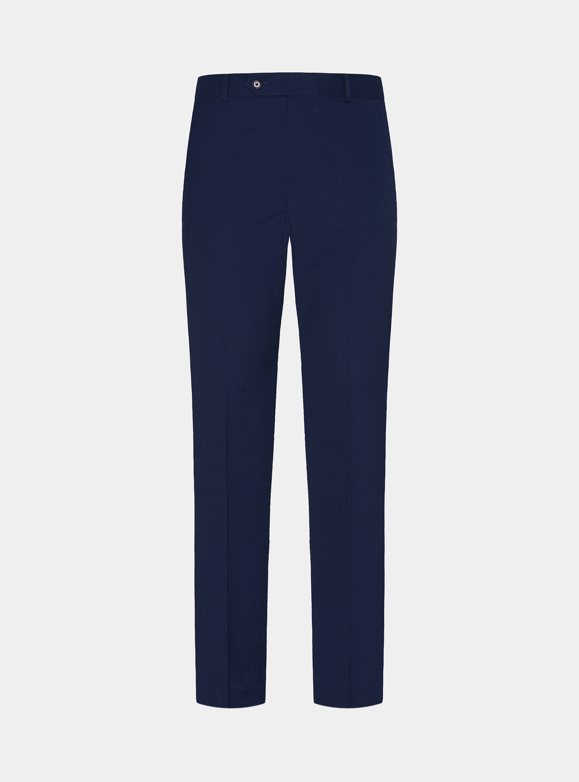 Pantaloni abito in tessuto hopsack, BLU NAVY