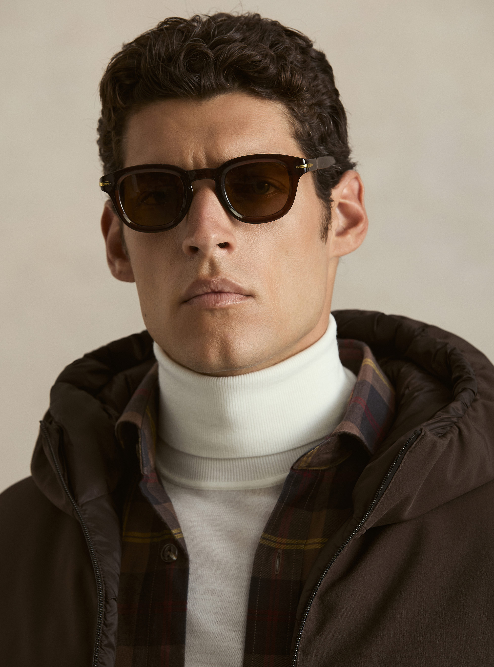 Bomber reversibile con cappuccio, MARRONE 0508C