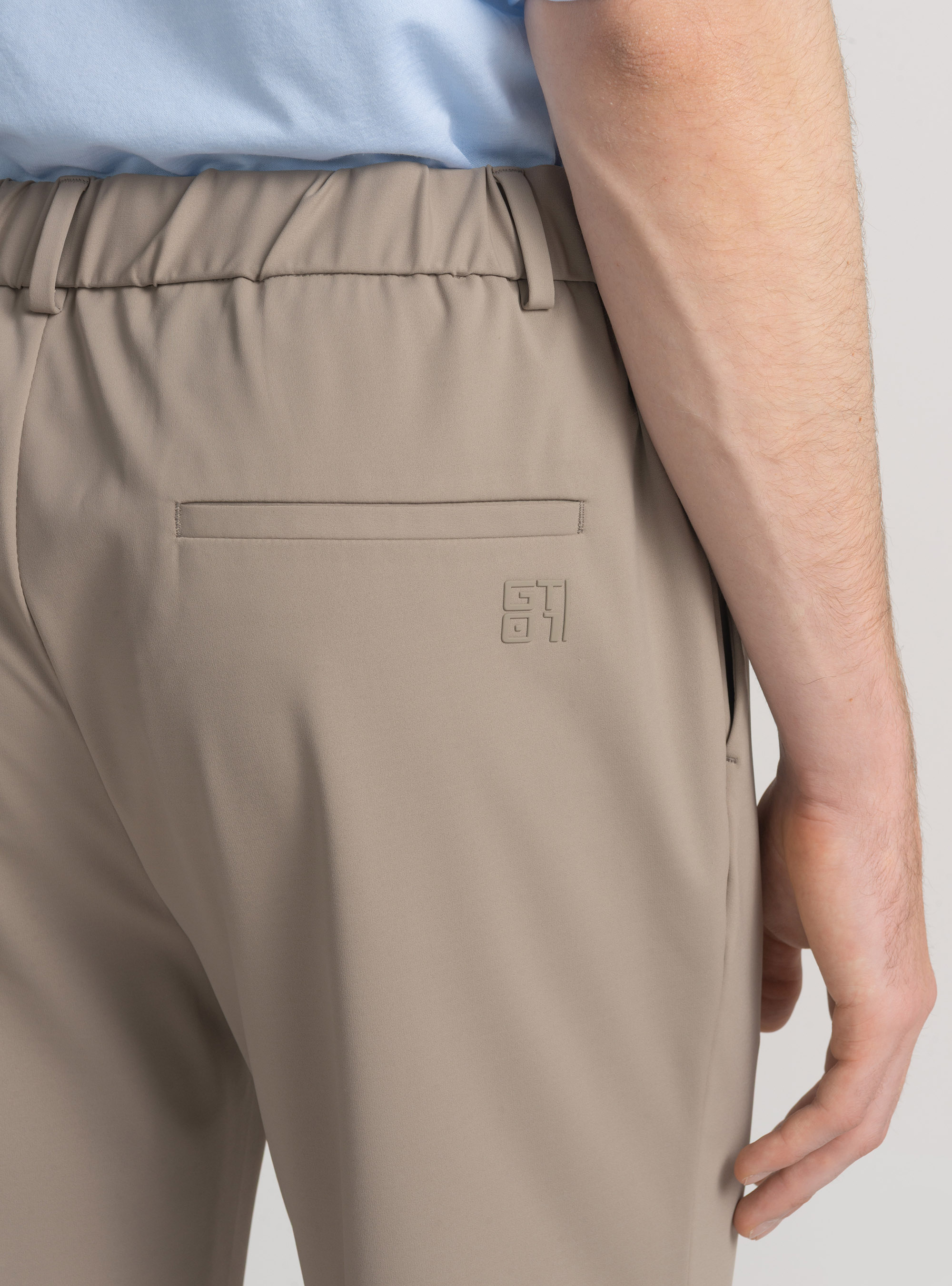 Pantaloni GT01 in nylon elasticizzato, FANGO