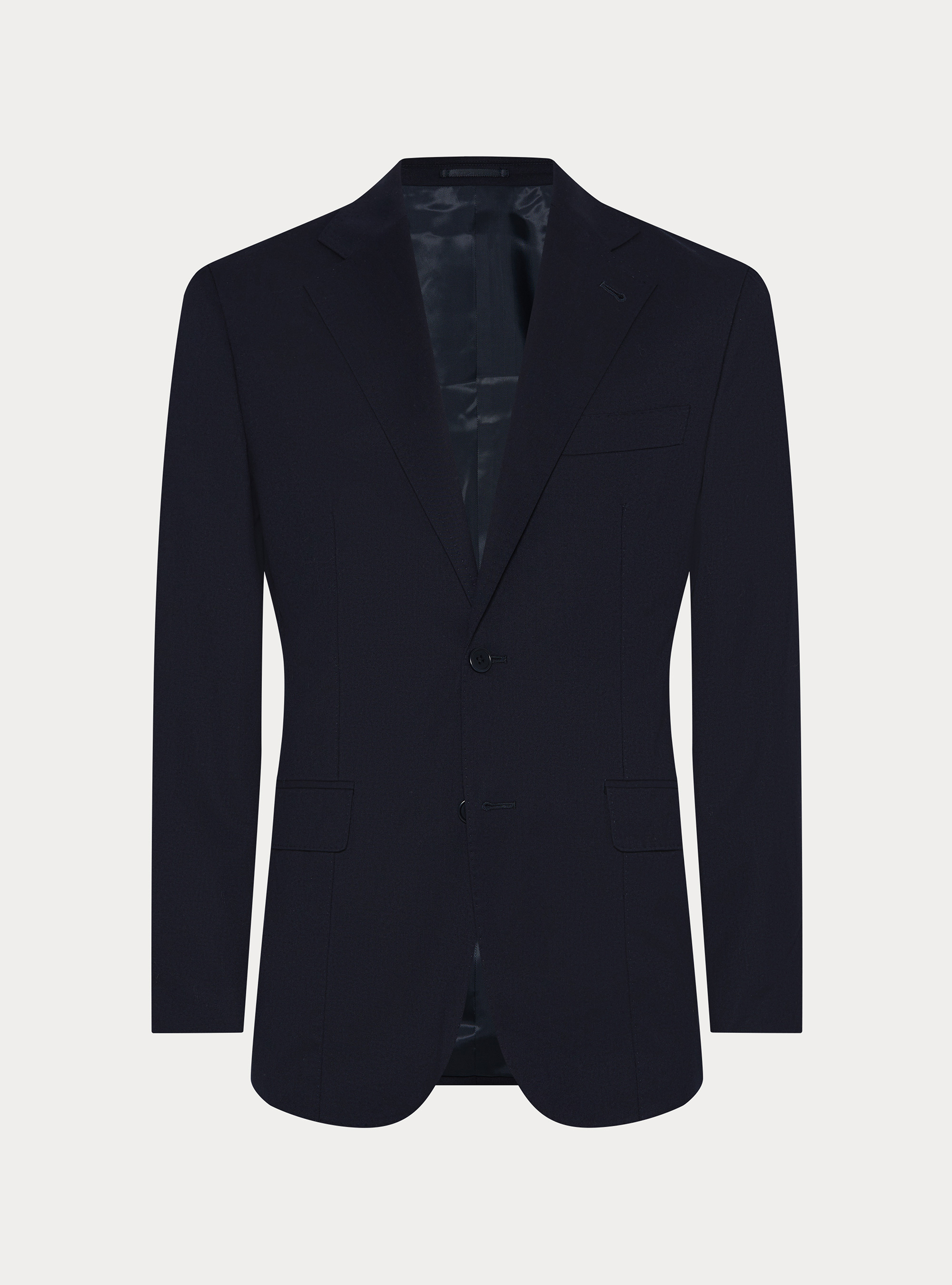 Giacca per abito in flanella di lana, BLU NAVY