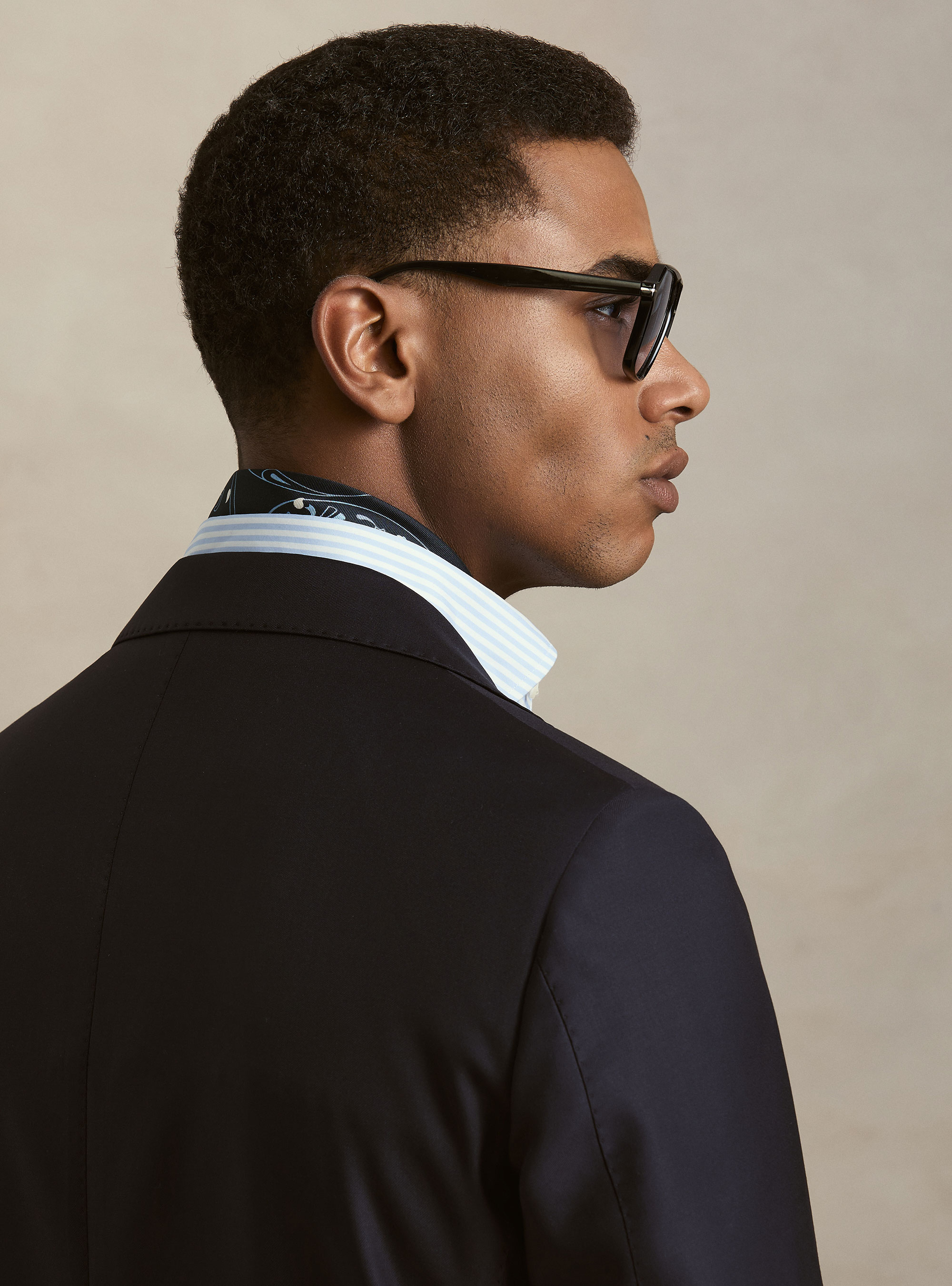 Giacca per abito in pura lana Vitale Barberis Canonico, BLU NAVY