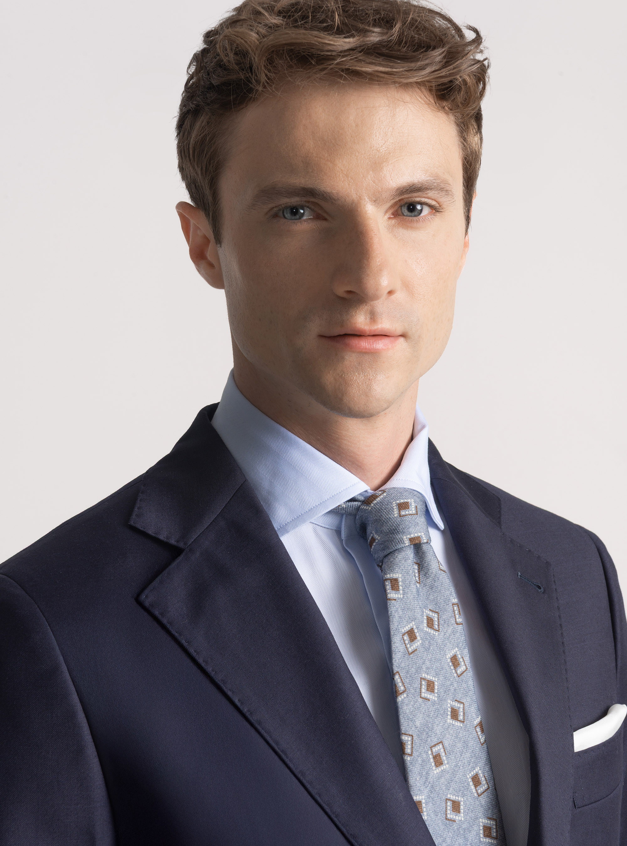 Giacca per abito in pura lana superfine 120's, BLU NAVY