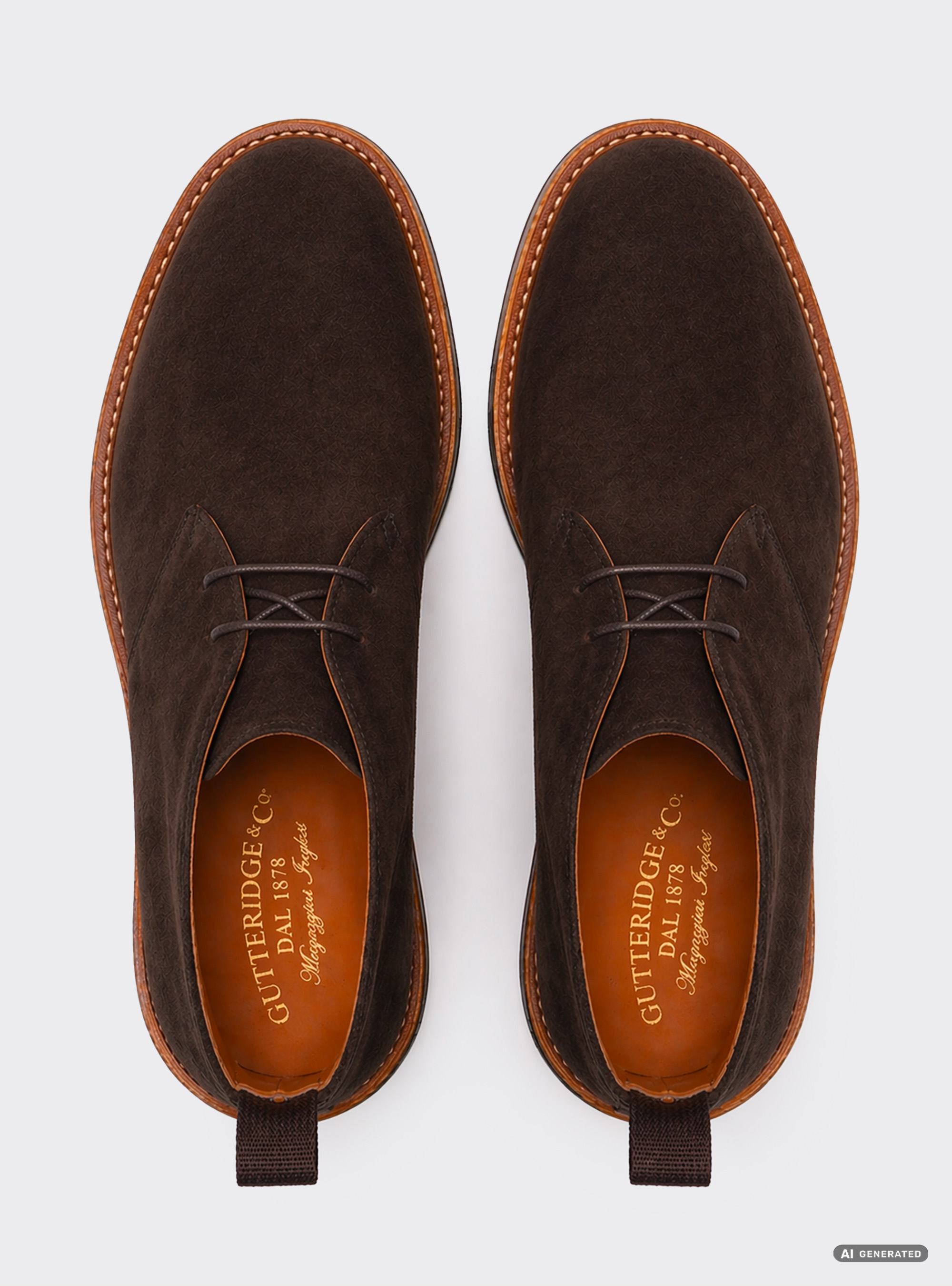 Polacchini in suede, MARRONE