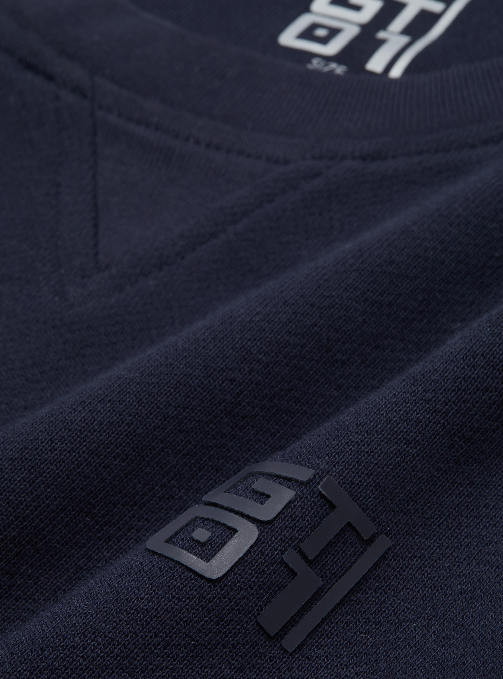 Felpa basica girocollo GT01, BLU NAVY