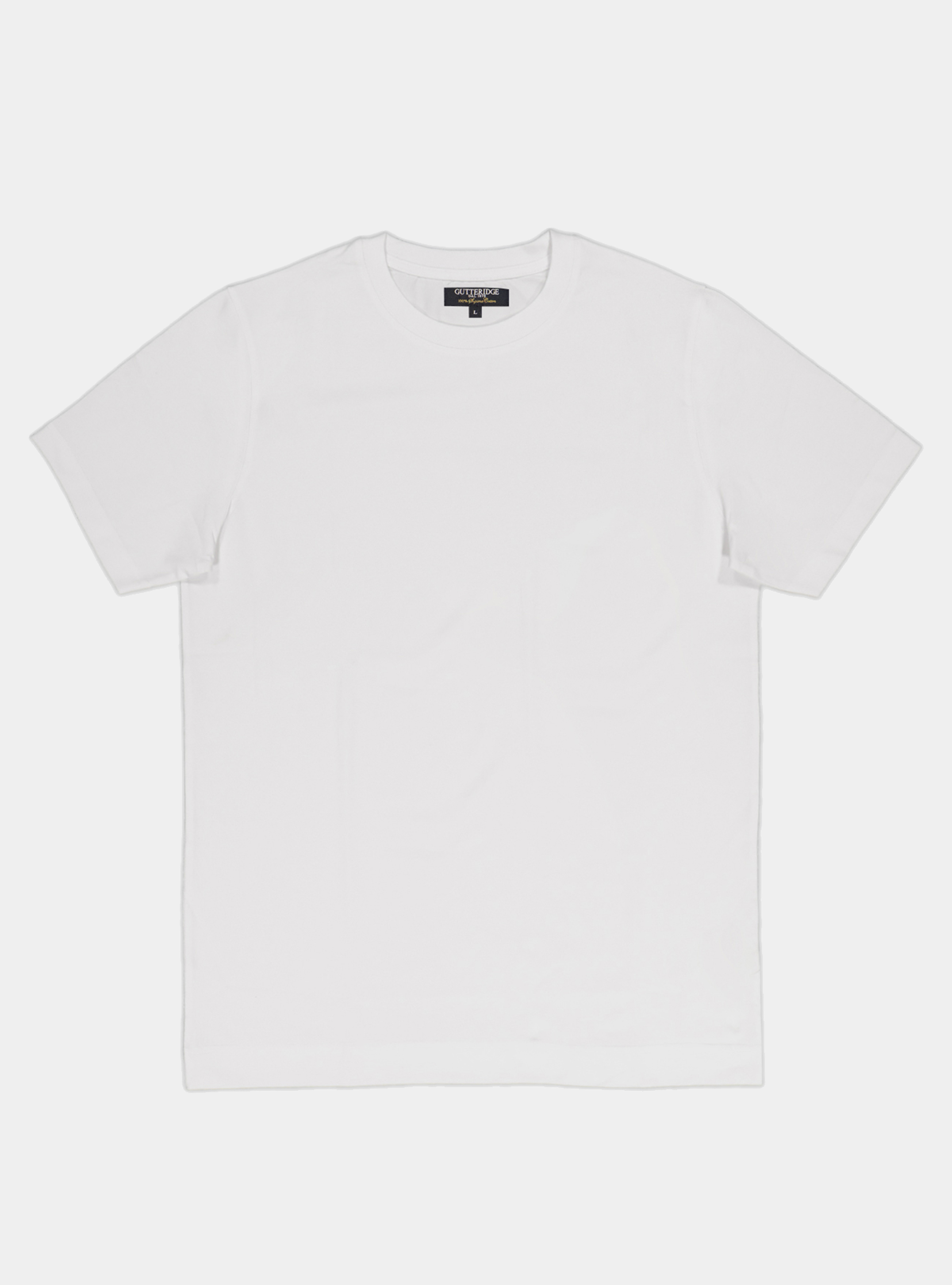 Tshirt in jersey di cotone tinta unita, BIANCO