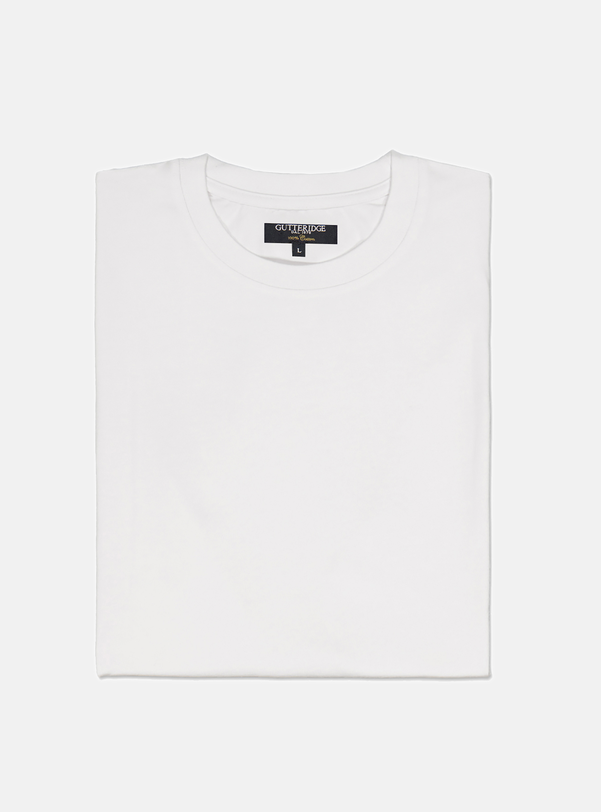 Tshirt mezza manica in jersey di cotone, BIANCO