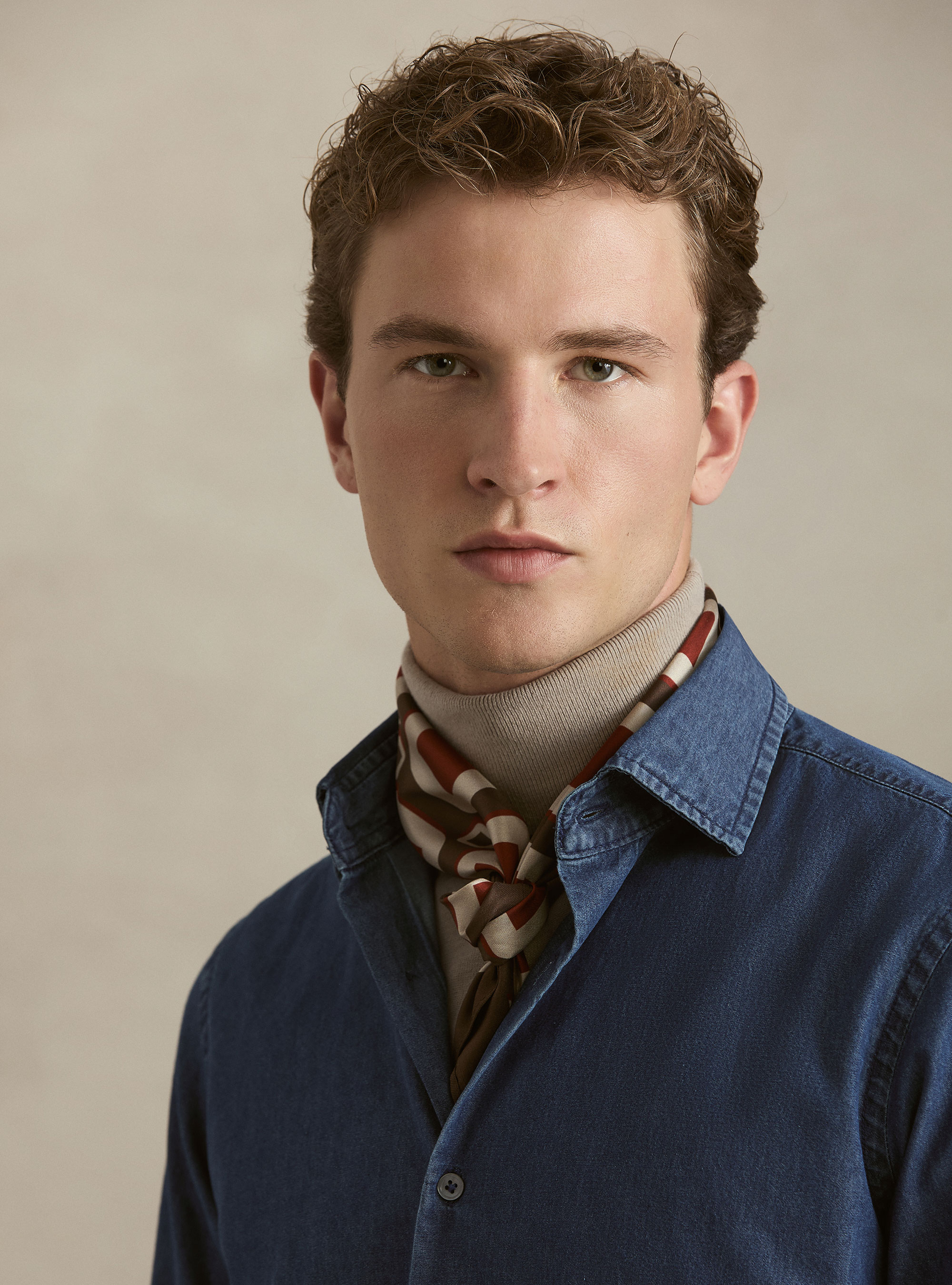 Camicia in denim, BLU