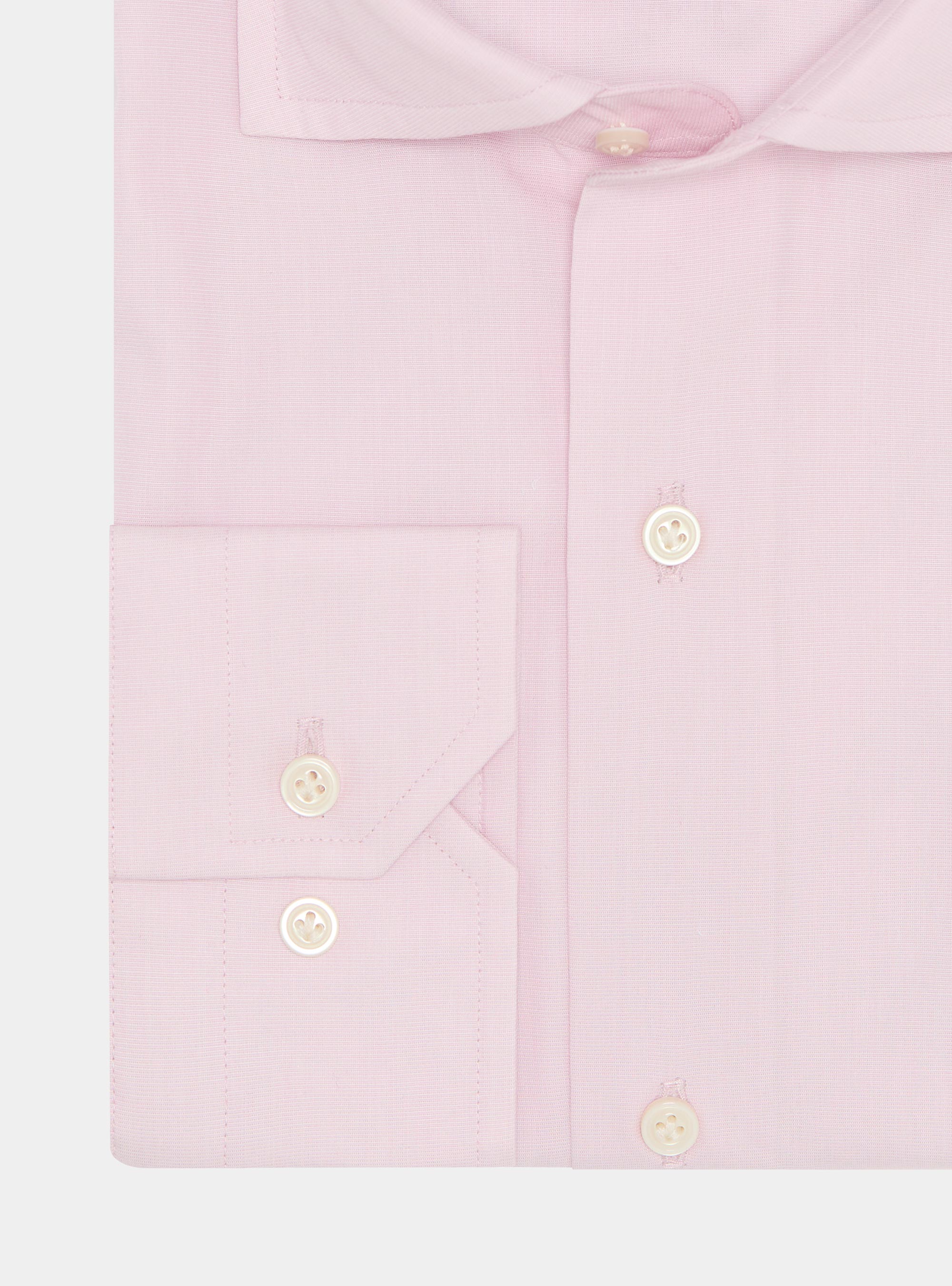 Camicia in cotone fil a fil, ROSA