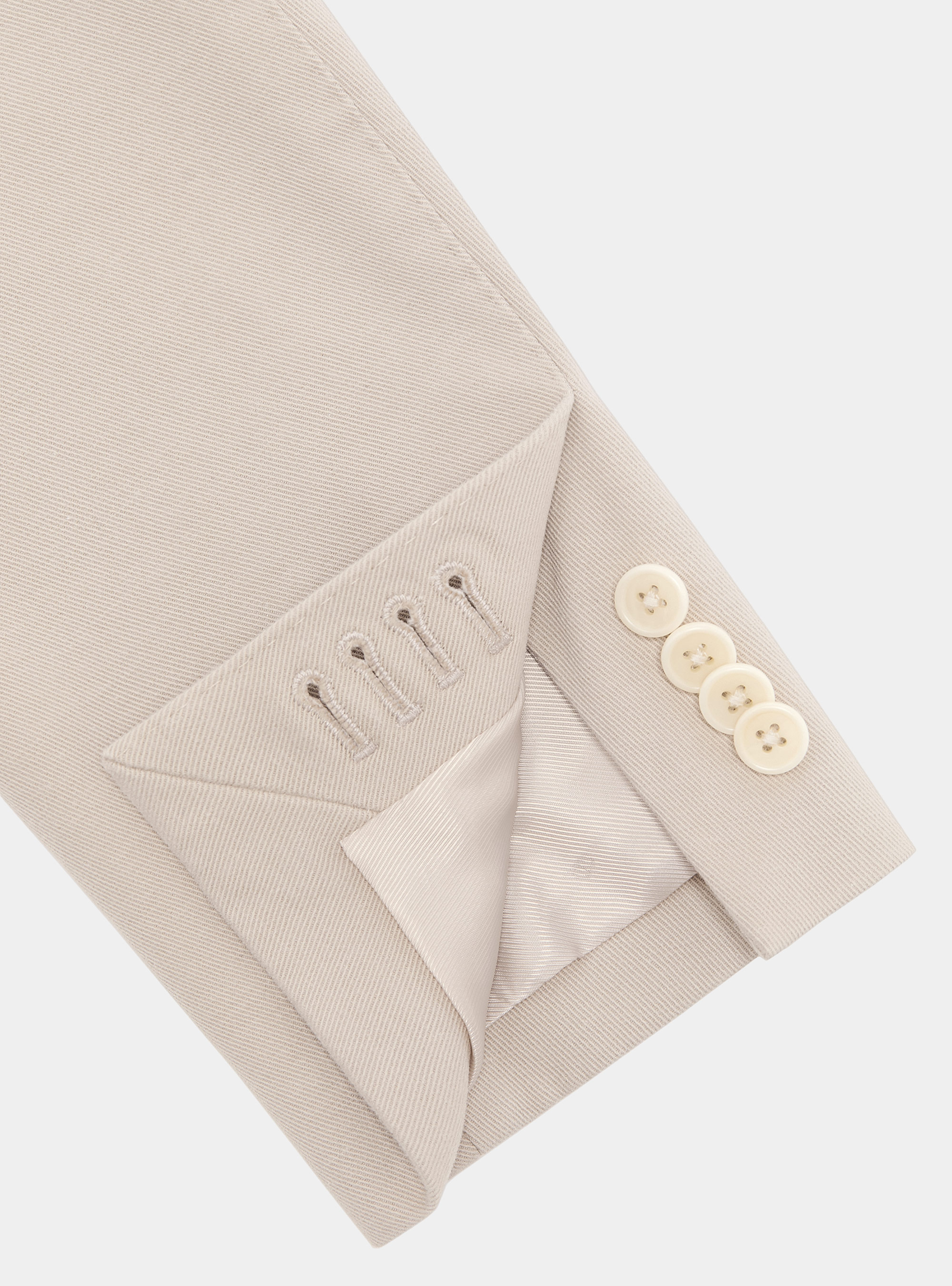 Giacca in cotone e cashmere, ECRU