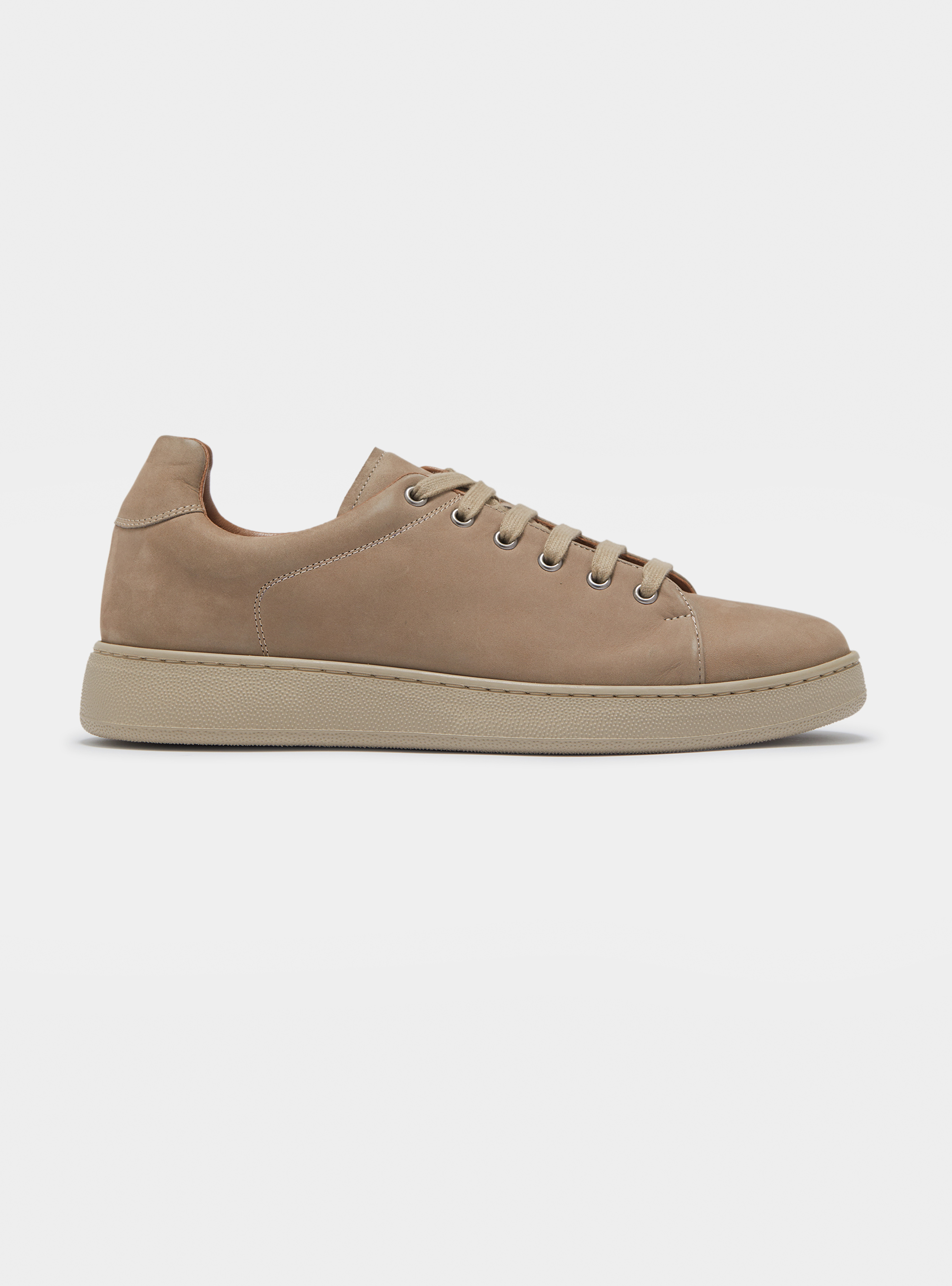 Sneakers in nabuk, ECRU