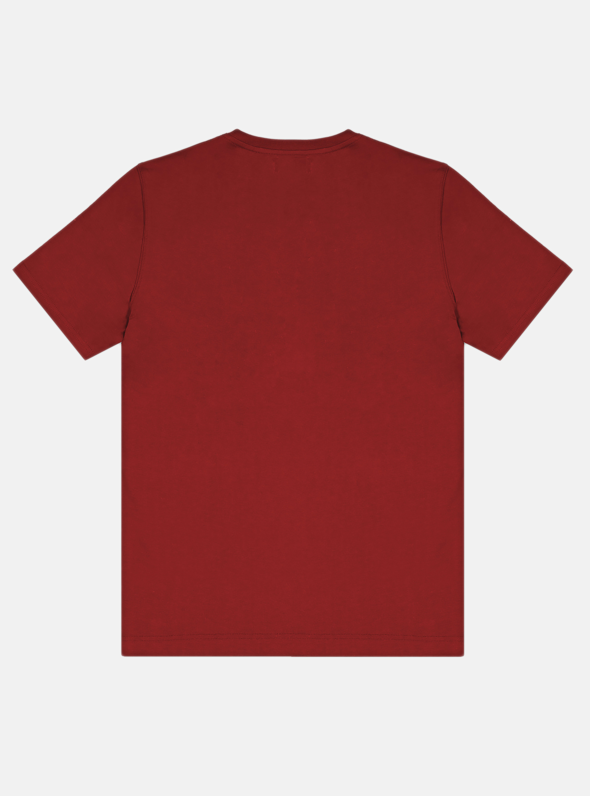 Tshirt mezza manica in jersey di cotone, ROSSO